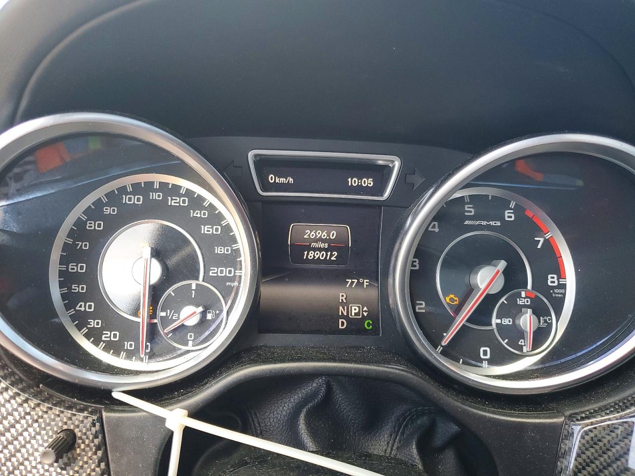 2014 Mercedes-benz Ml 63 Amg Black vin: 4JGDA7EB6EA342440