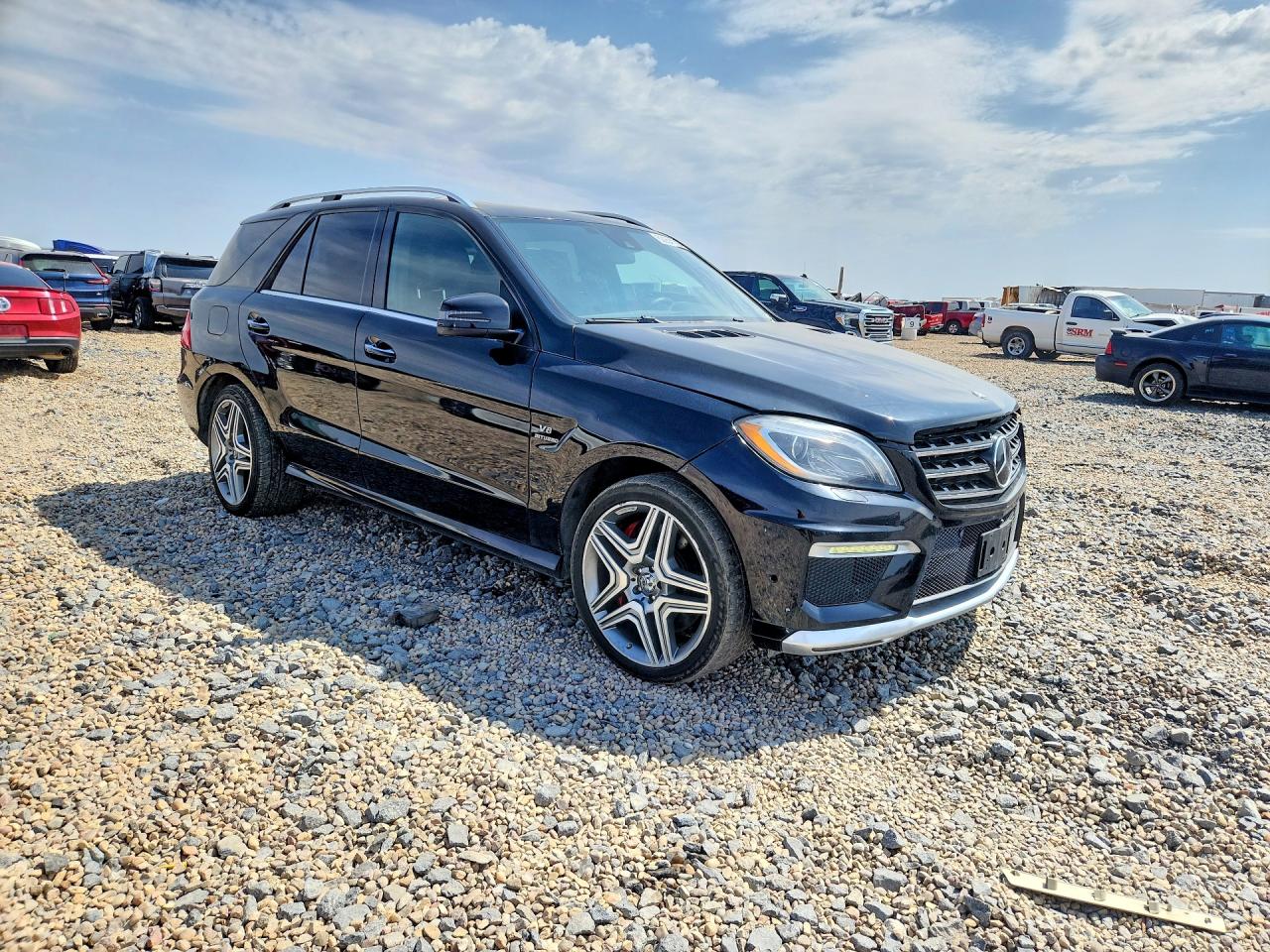 2015 Mercedes-benz Ml 63 Amg Black vin: 4JGDA7EB6FA567555