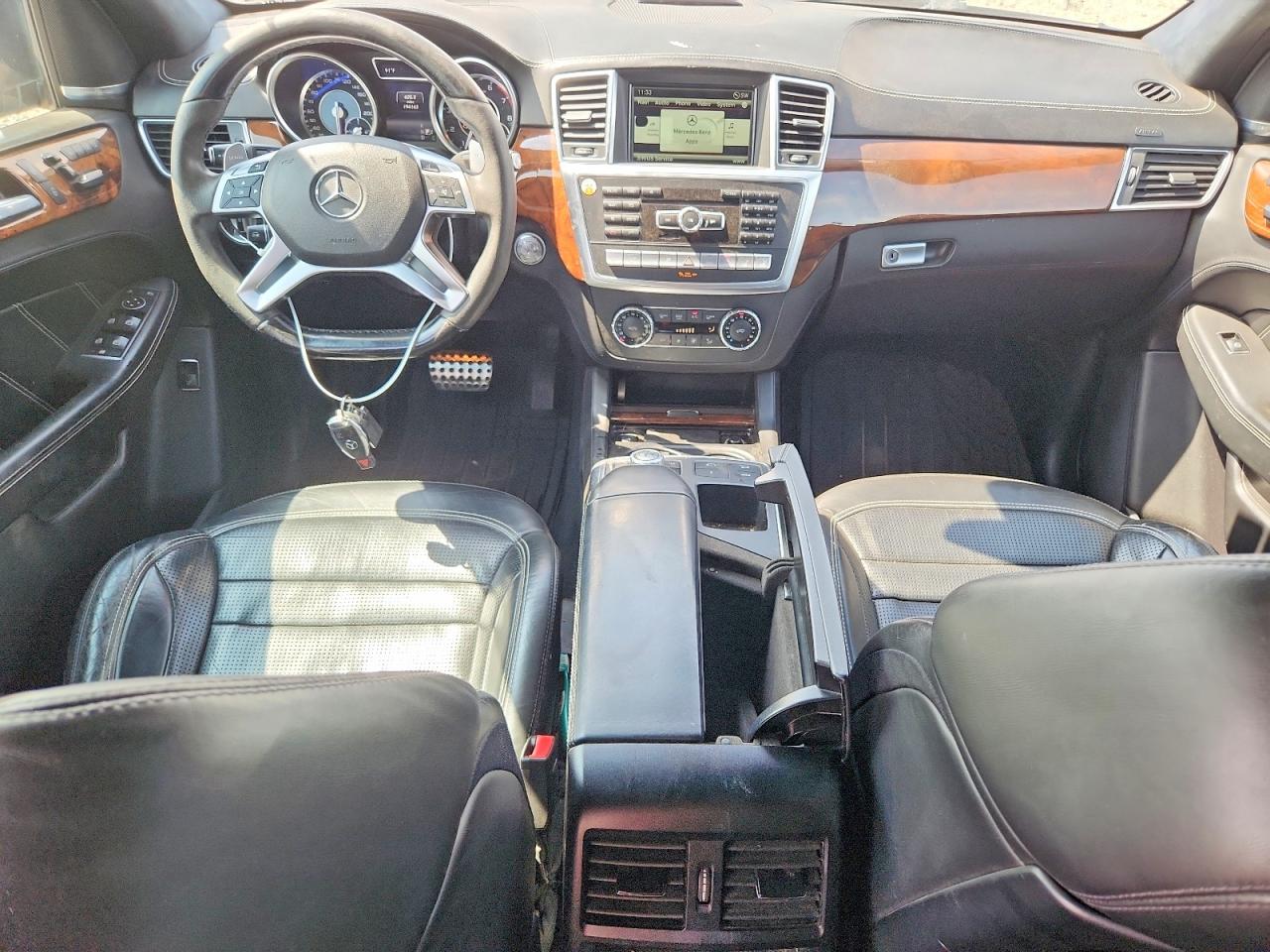 2015 Mercedes-benz Ml 63 Amg Black vin: 4JGDA7EB6FA567555