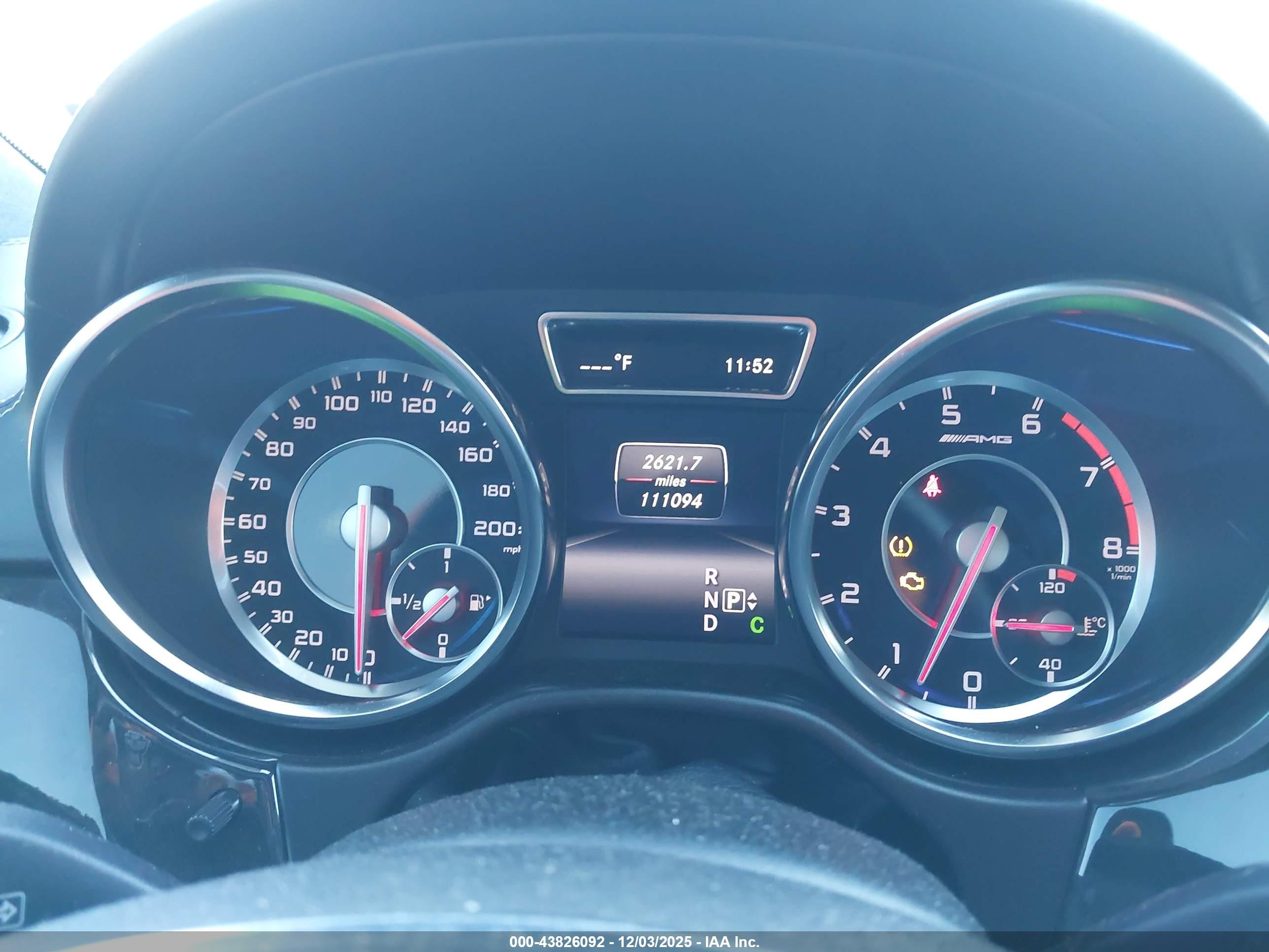 2015 Mercedes-benz Ml 63 Amg 4matic Черный vin: 4JGDA7EB9FA471256