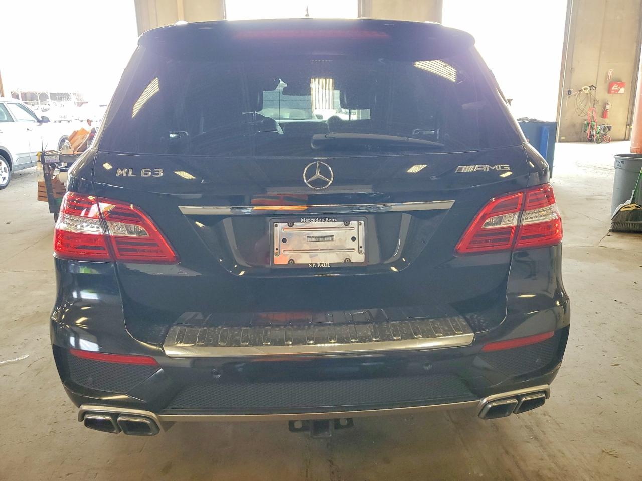 2014 Mercedes-benz Ml 63 Amg Black vin: 4JGDA7EBXEA317167