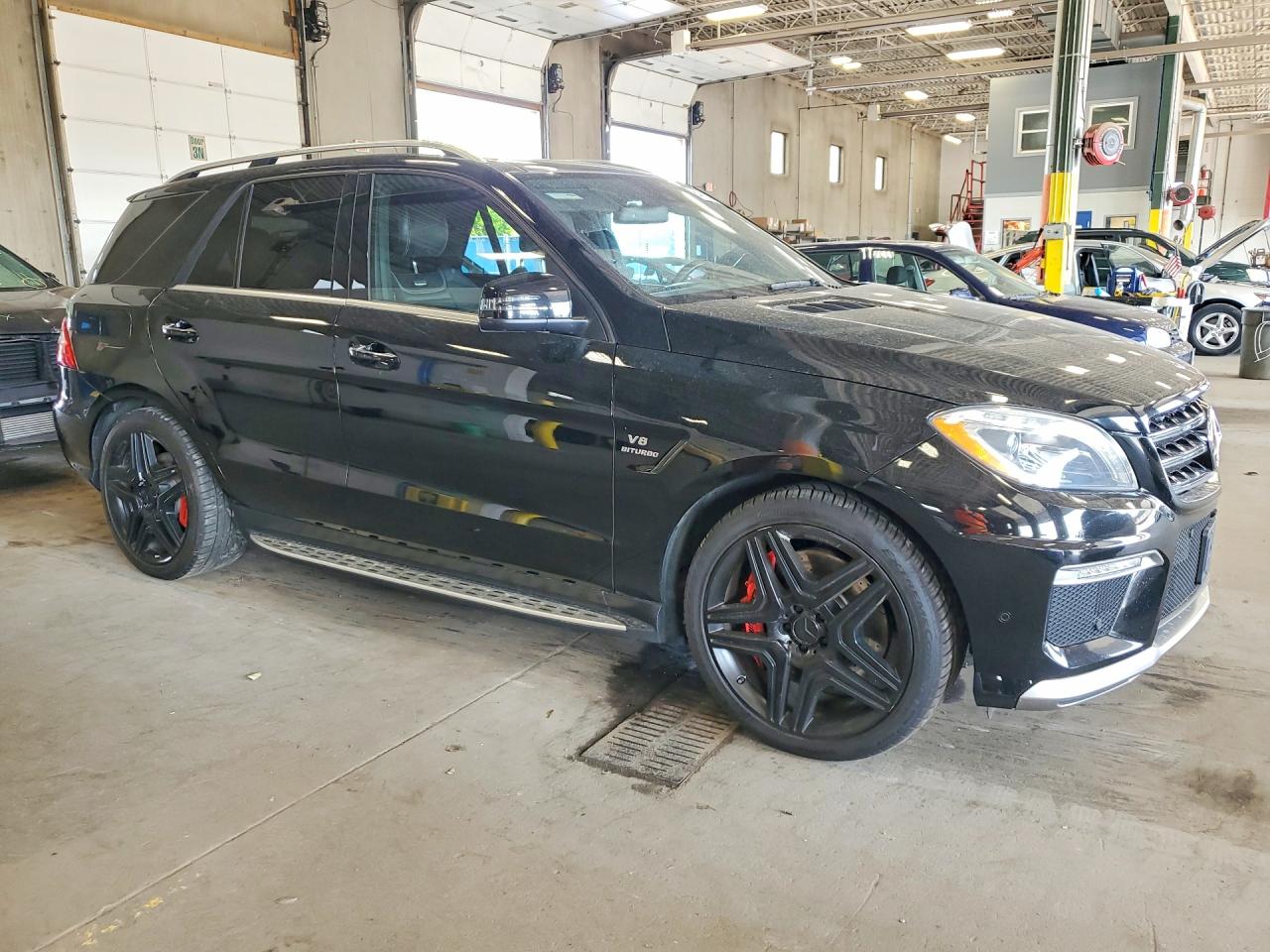 2014 Mercedes-benz Ml 63 Amg Black vin: 4JGDA7EBXEA317167
