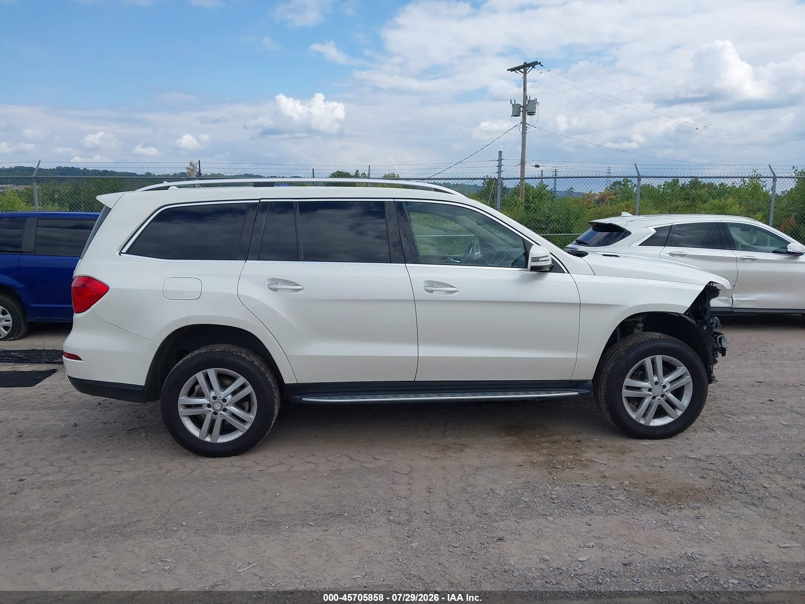 2014 Mercedes-benz Gl 350 Bluetec 4matic White vin: 4JGDF2EE0EA331044