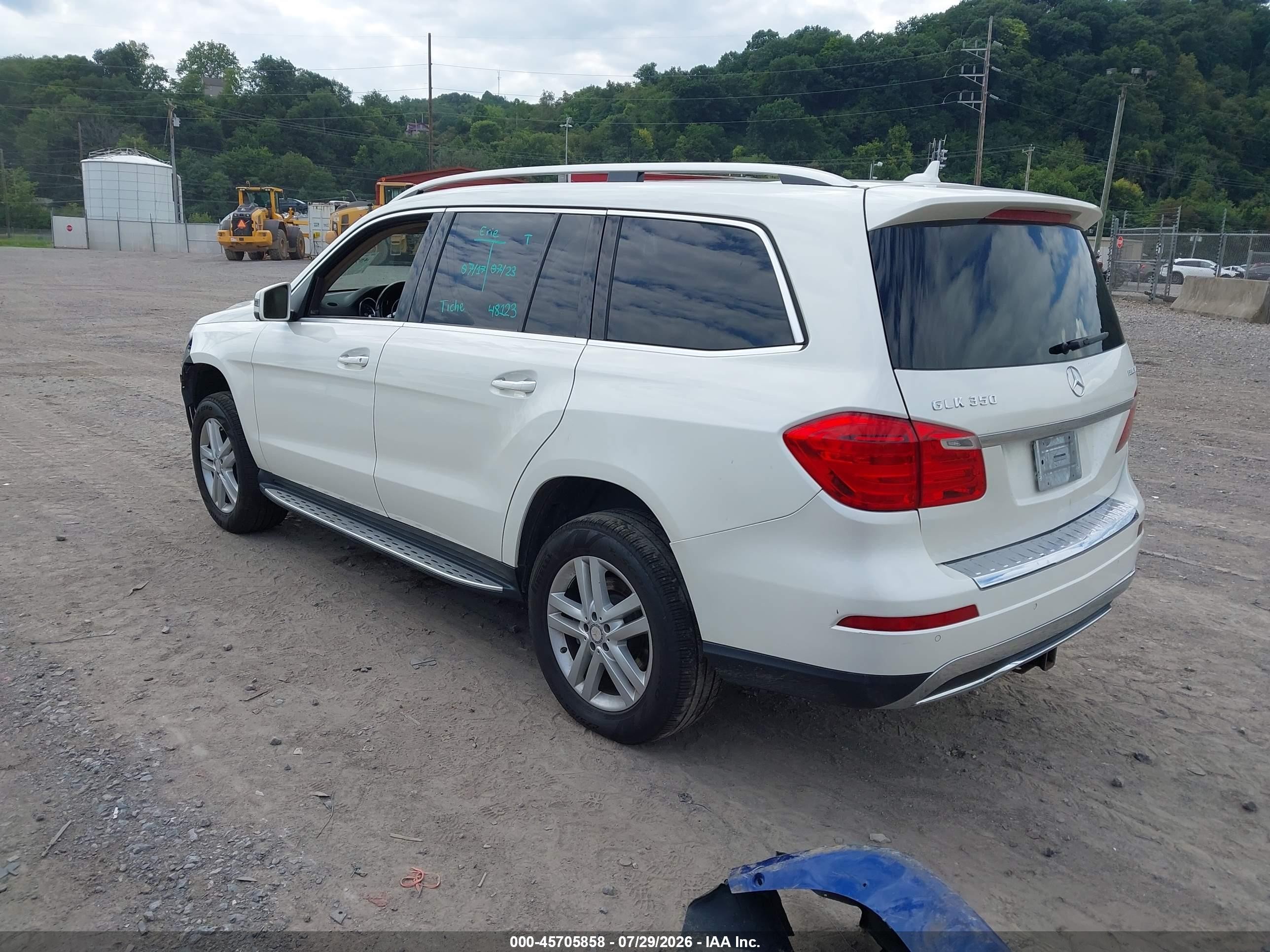 2014 Mercedes-benz Gl 350 Bluetec 4matic White vin: 4JGDF2EE0EA331044
