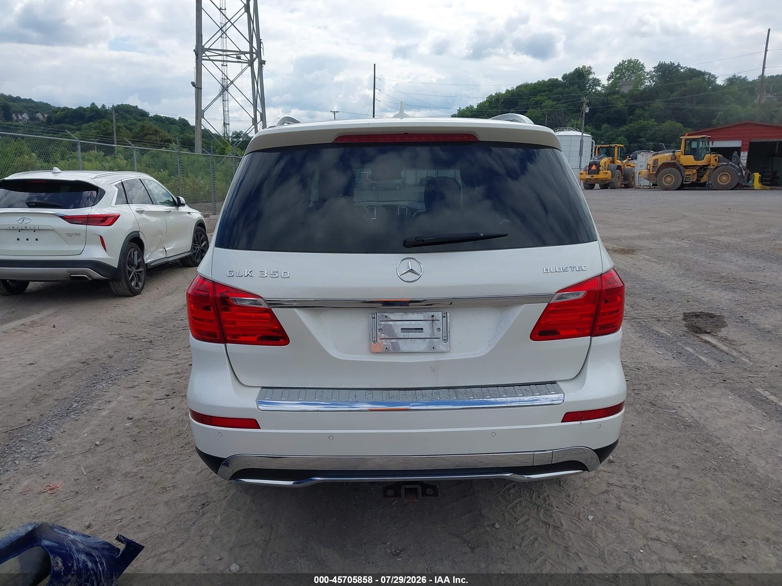 2014 Mercedes-benz Gl 350 Bluetec 4matic White vin: 4JGDF2EE0EA331044