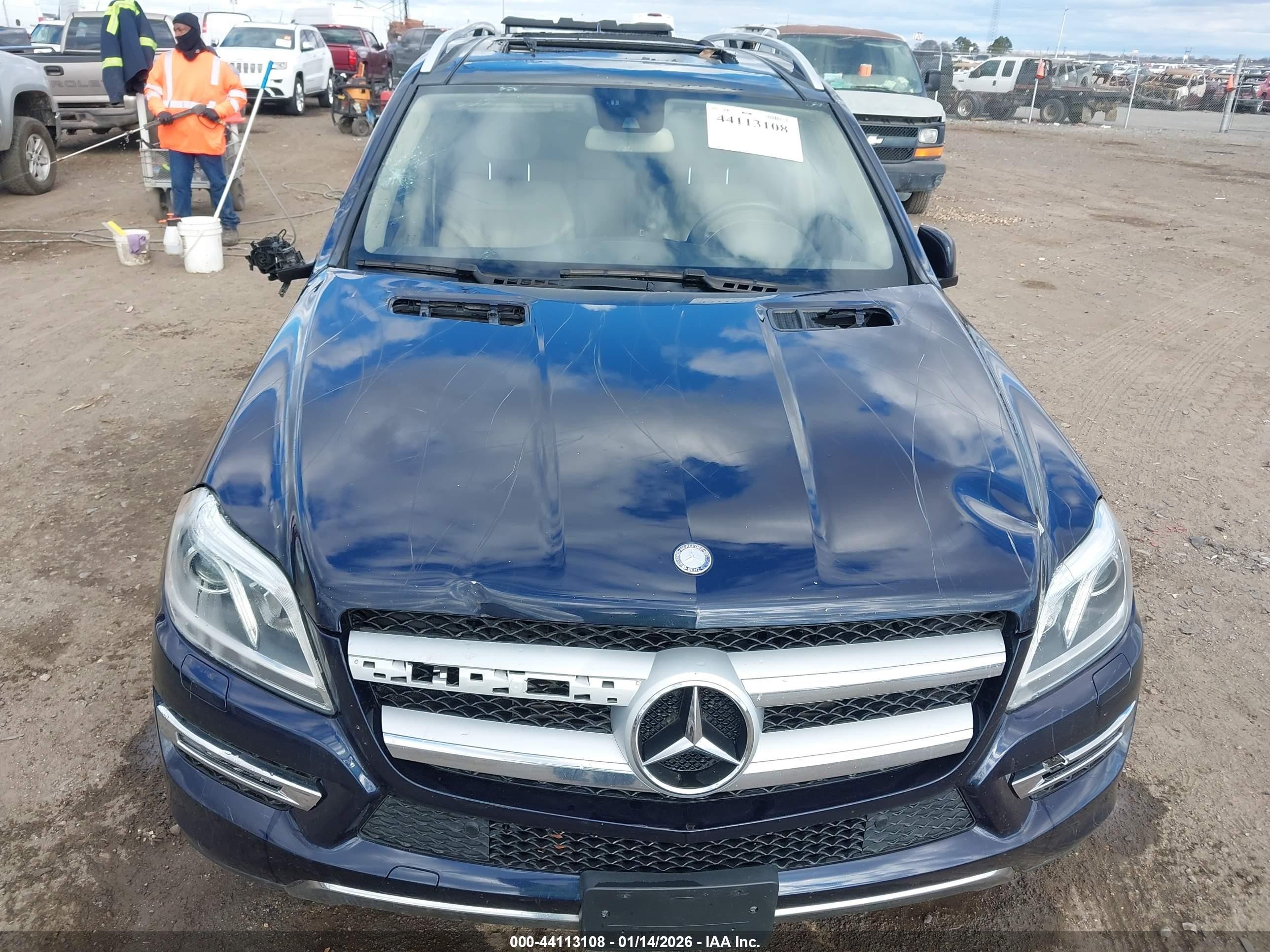 2015 Mercedes-benz Gl 350 Bluetec 4matic Синий vin: 4JGDF2EE0FA575679
