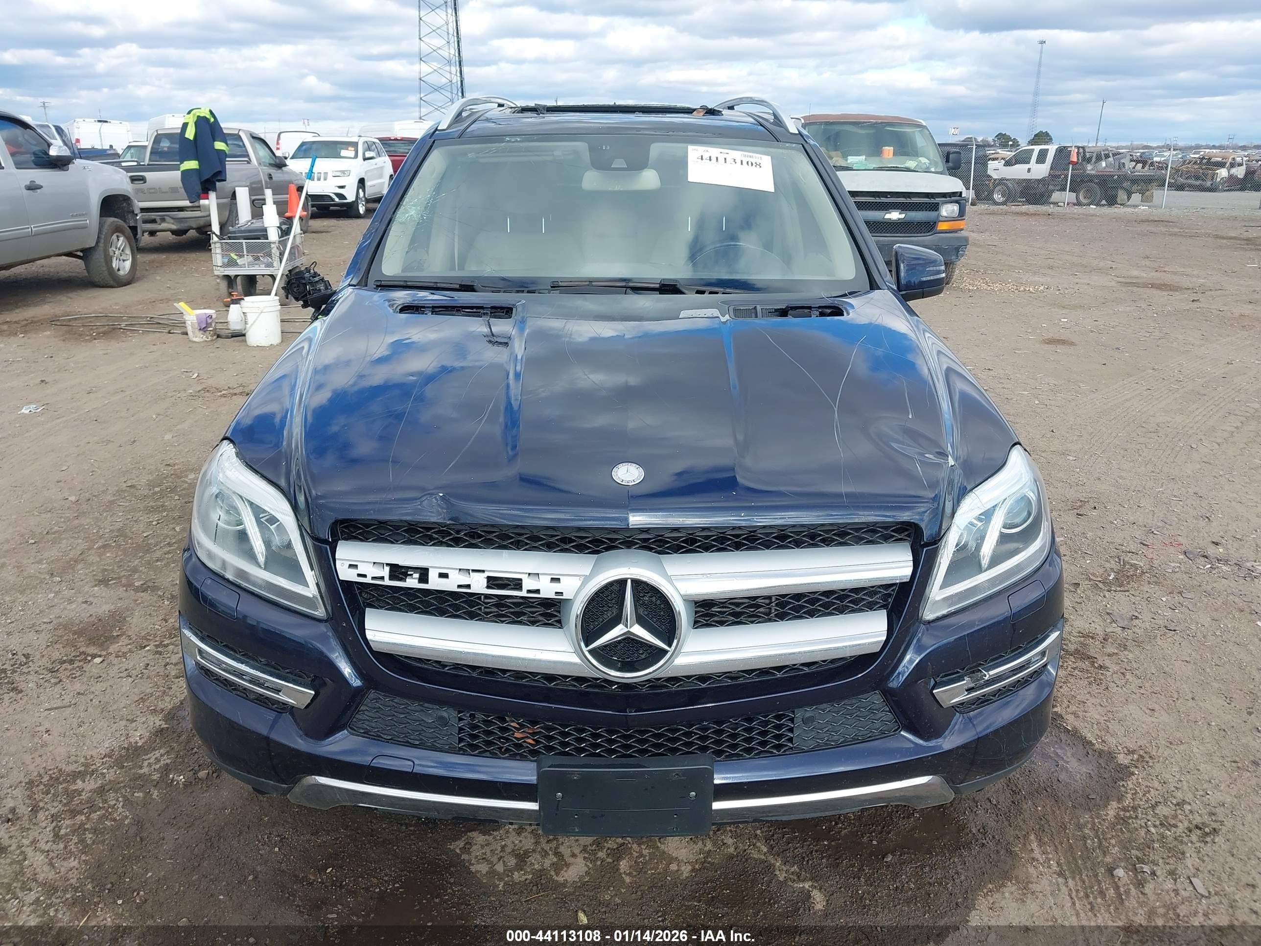 2015 Mercedes-benz Gl 350 Bluetec 4matic Синий vin: 4JGDF2EE0FA575679
