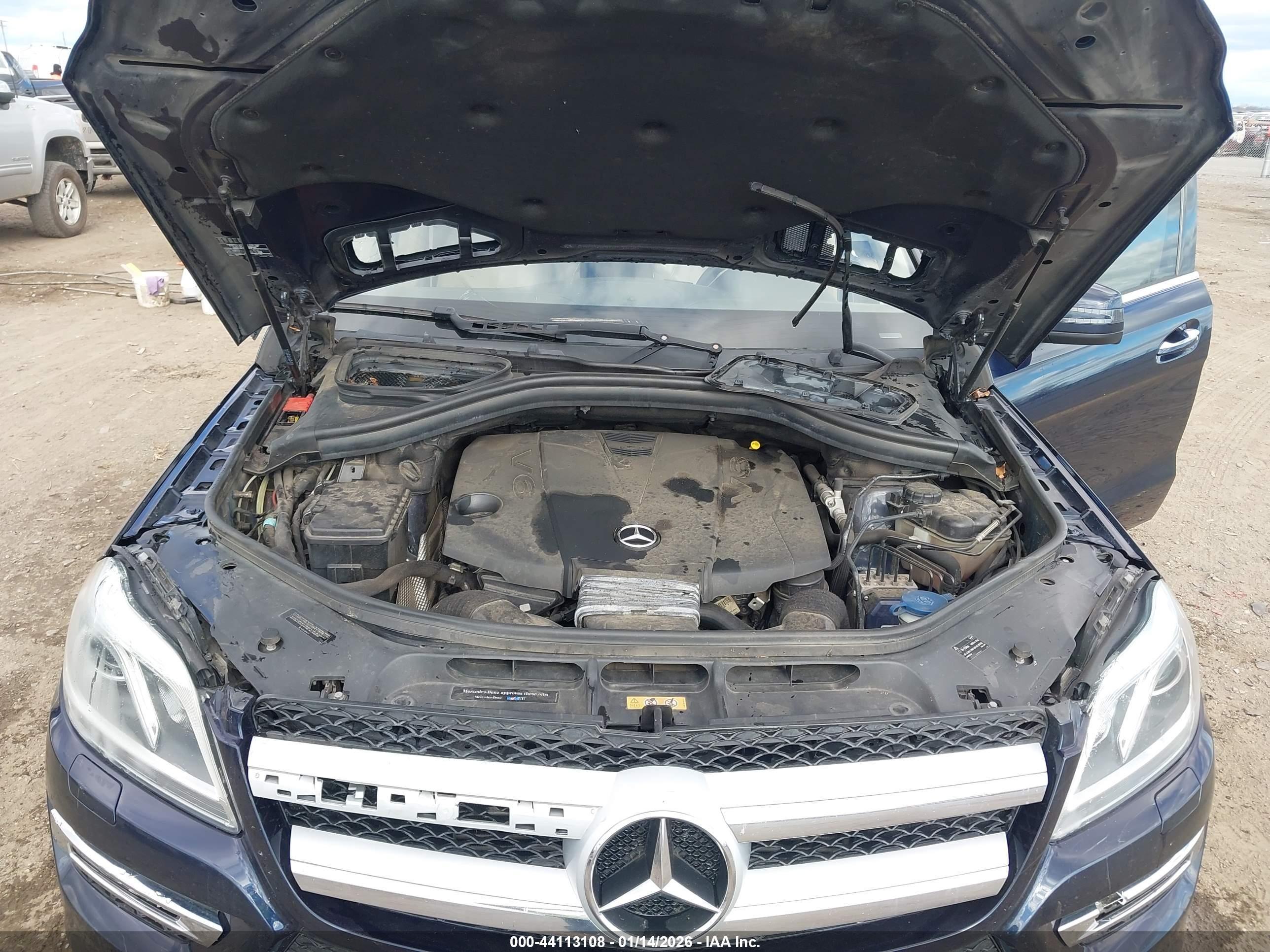 2015 Mercedes-benz Gl 350 Bluetec 4matic Синий vin: 4JGDF2EE0FA575679