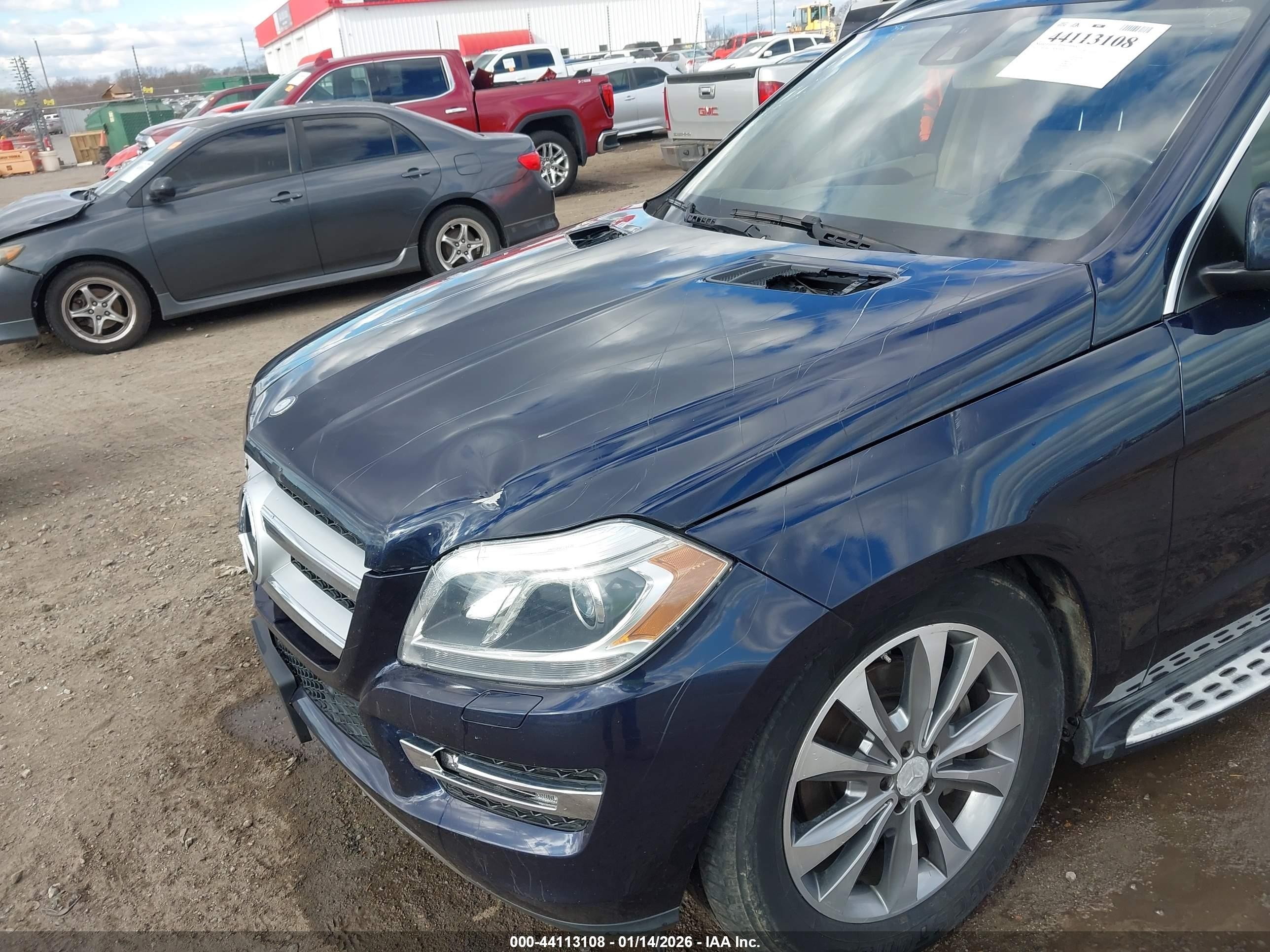 2015 Mercedes-benz Gl 350 Bluetec 4matic Синий vin: 4JGDF2EE0FA575679