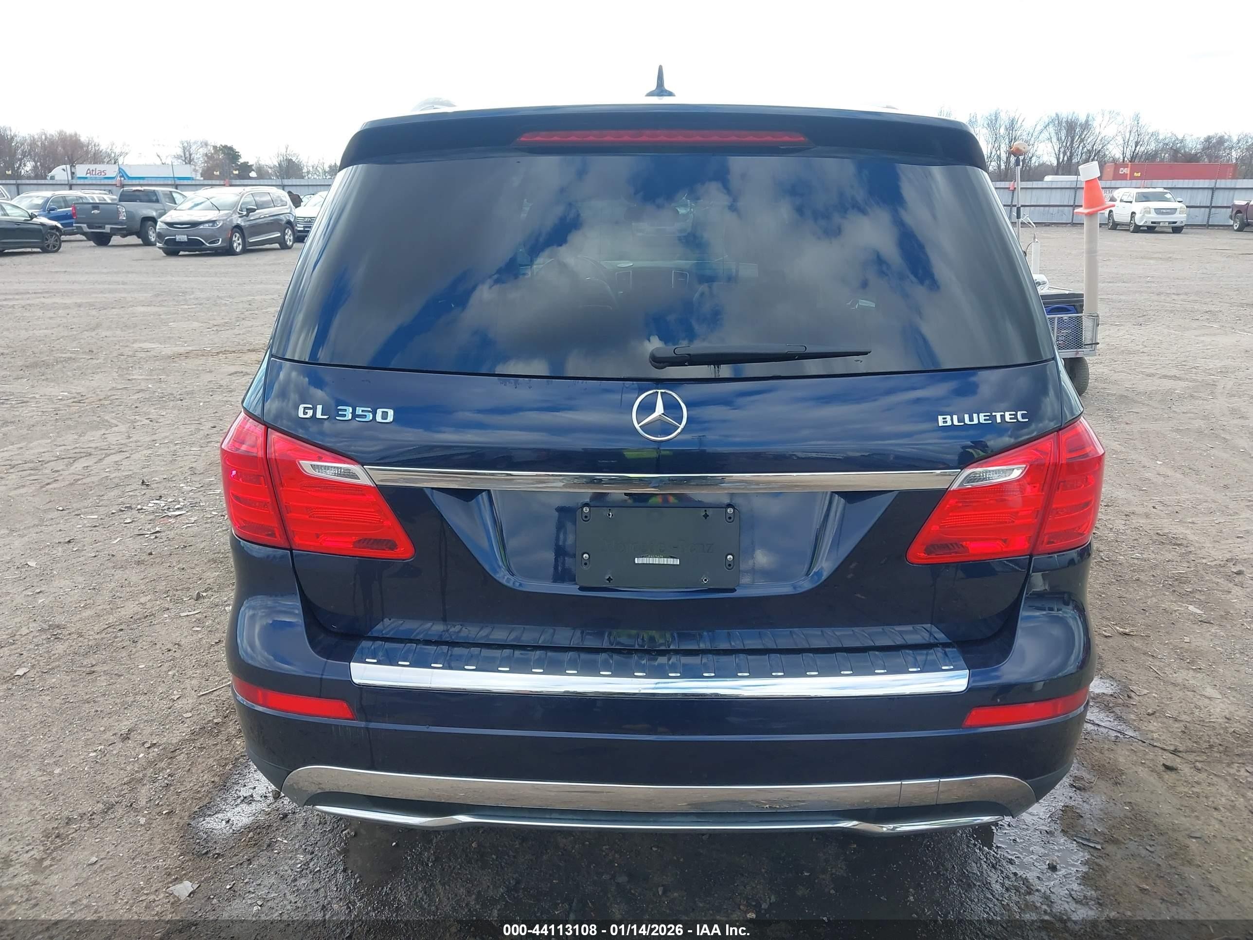 2015 Mercedes-benz Gl 350 Bluetec 4matic Синий vin: 4JGDF2EE0FA575679