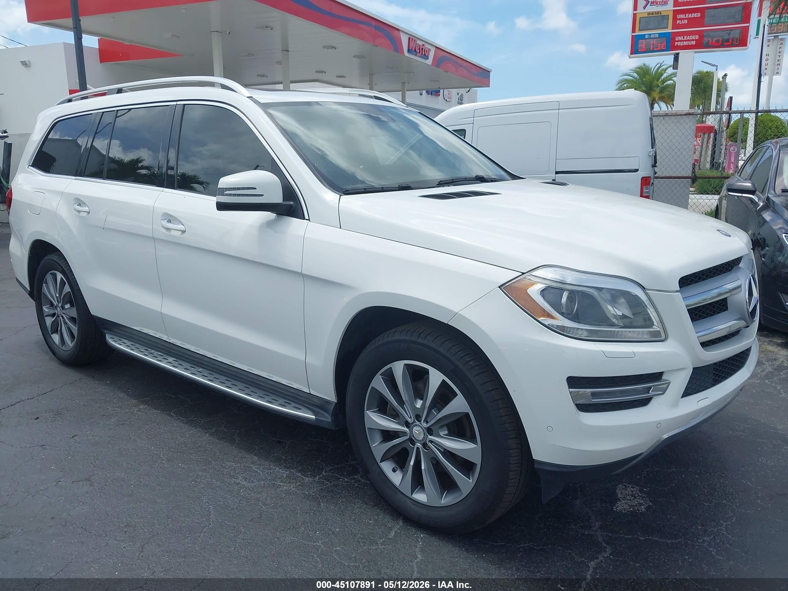 2015 Mercedes-benz Gl 350 Bluetec 4matic Белый vin: 4JGDF2EE0FA595690