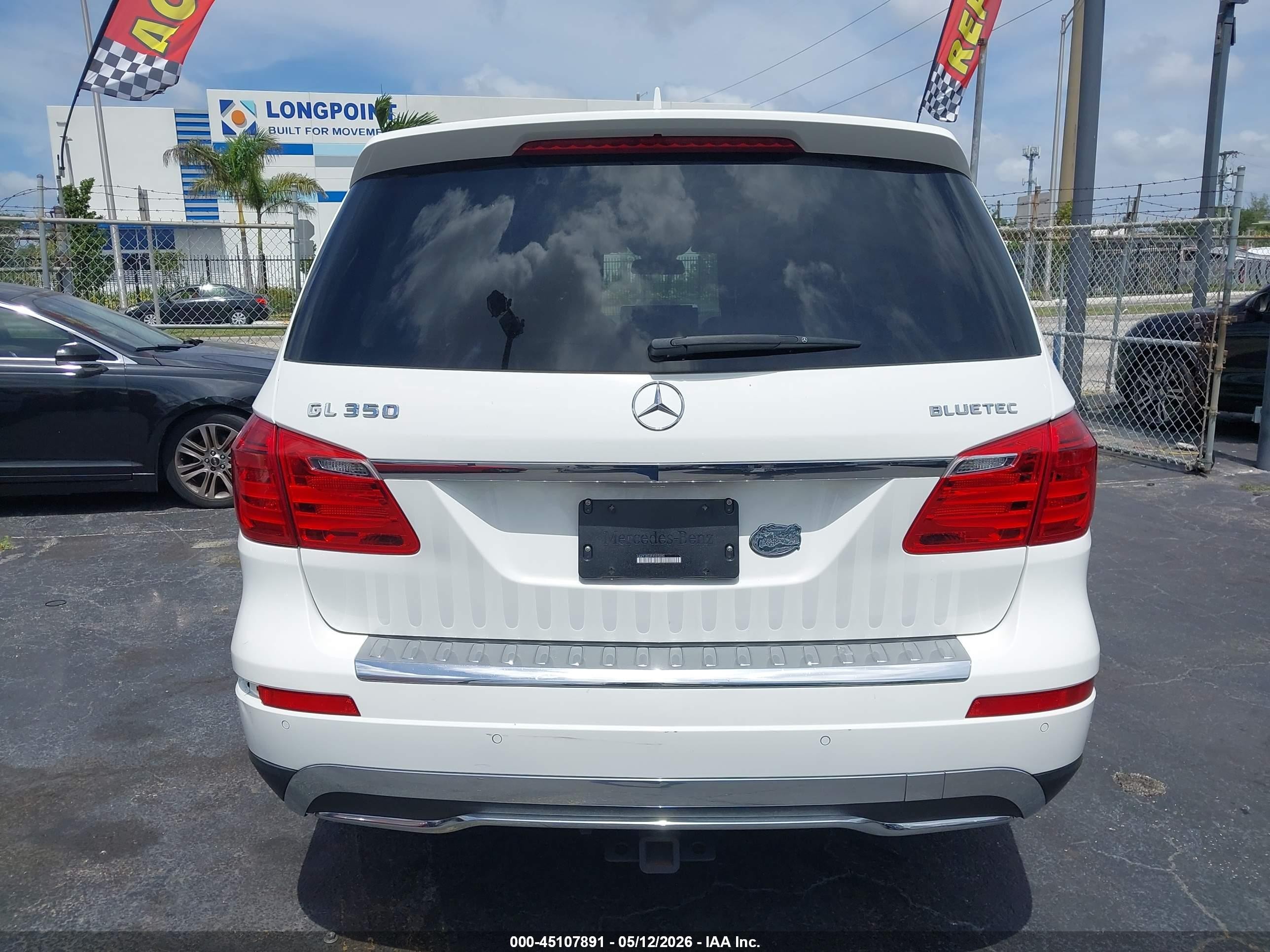 2015 Mercedes-benz Gl 350 Bluetec 4matic Белый vin: 4JGDF2EE0FA595690