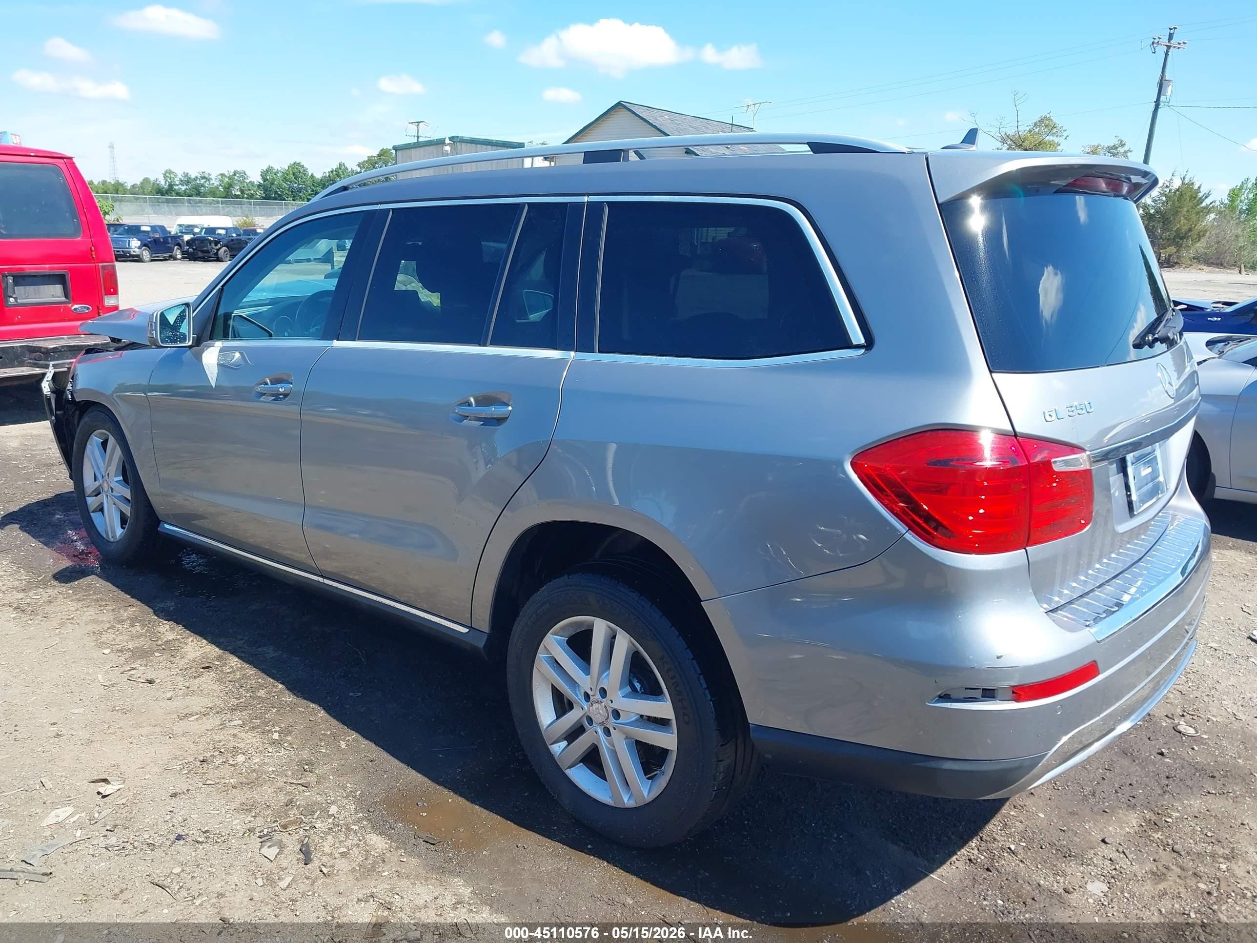 2014 Mercedes-benz Gl 350 Bluetec 4matic Silver vin: 4JGDF2EE1EA364313