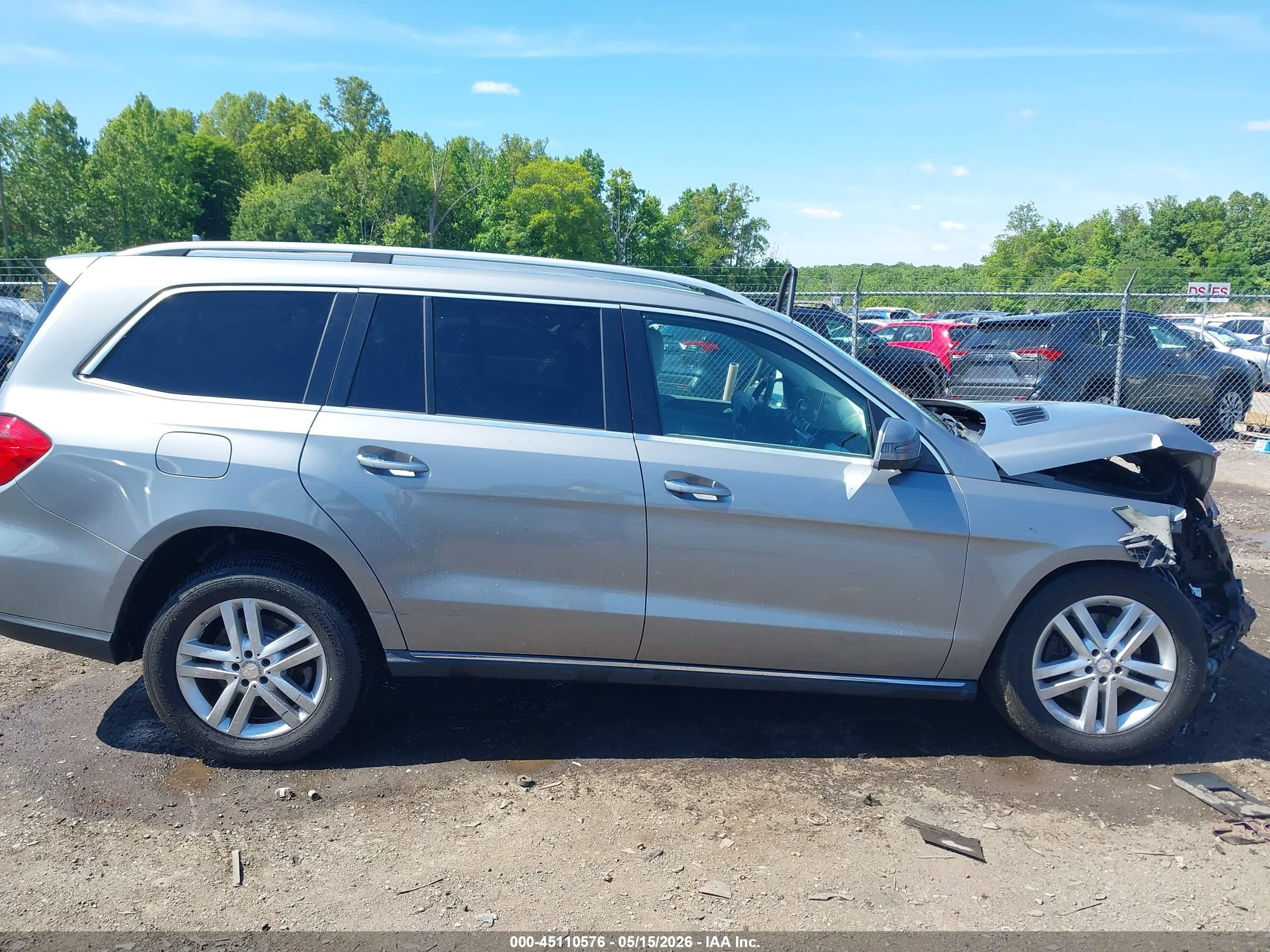 2014 Mercedes-benz Gl 350 Bluetec 4matic Silver vin: 4JGDF2EE1EA364313