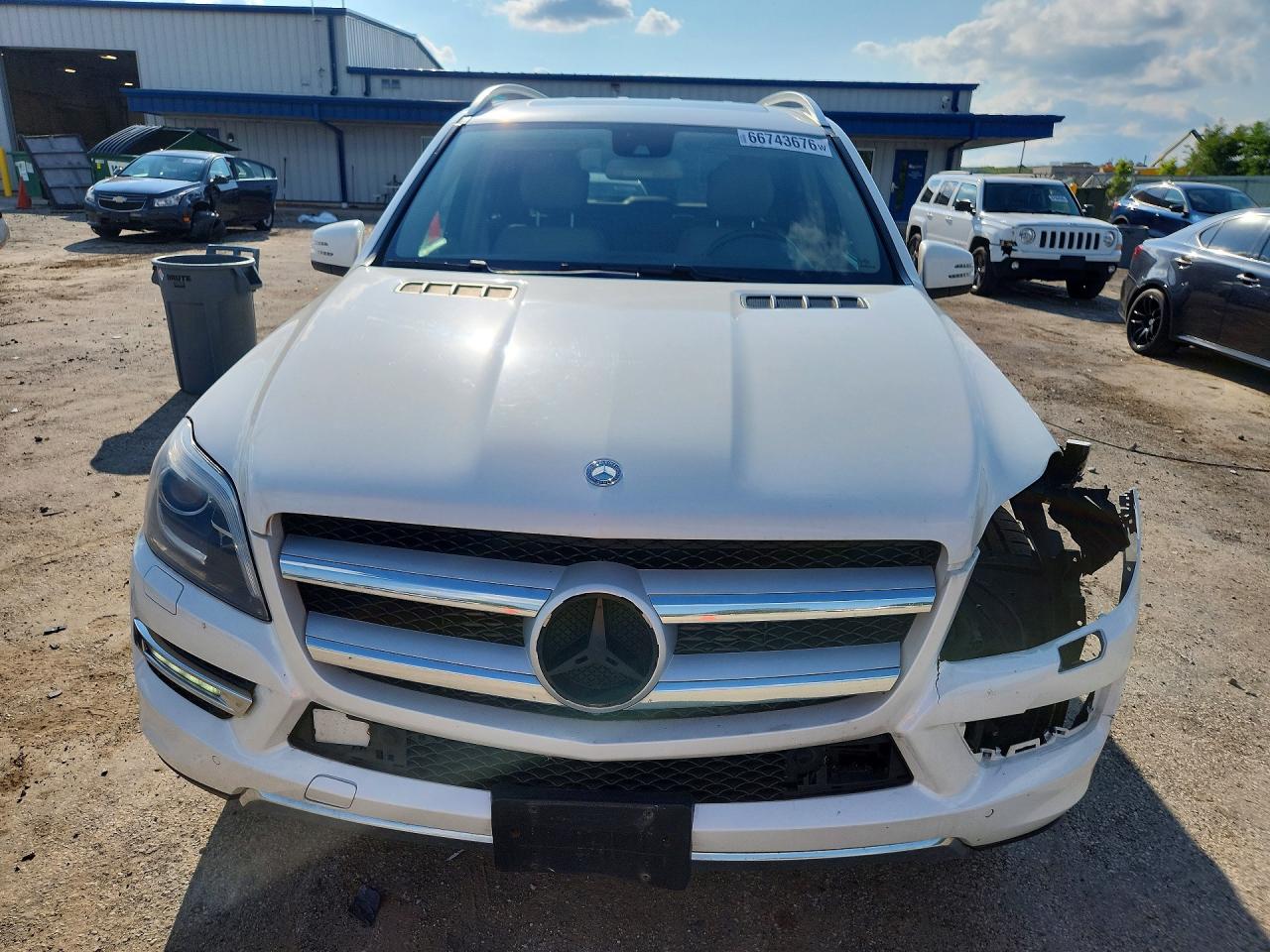 2014 Mercedes-benz Gl 350 Bluetec White vin: 4JGDF2EE2EA313144