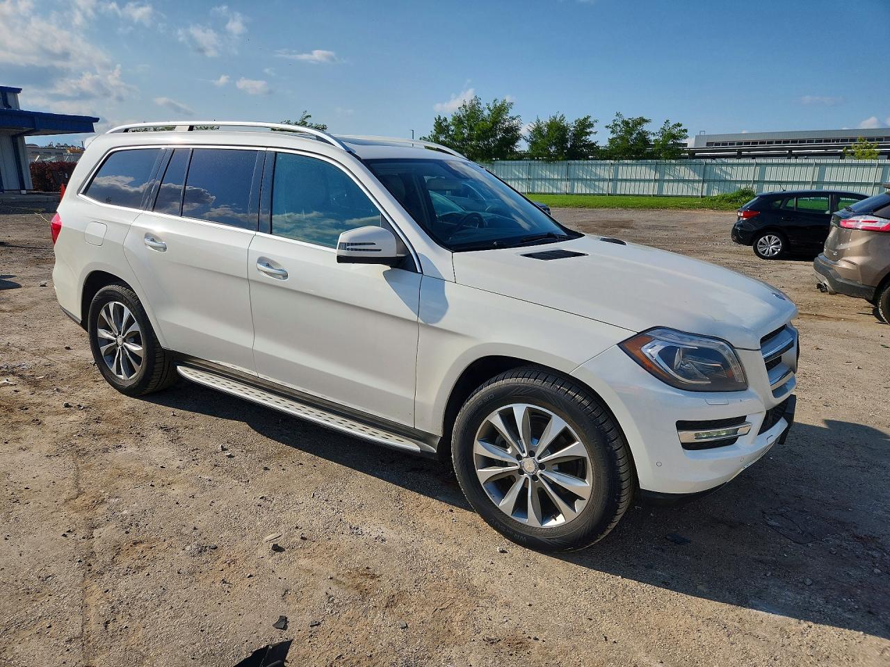 2014 Mercedes-benz Gl 350 Bluetec White vin: 4JGDF2EE2EA313144