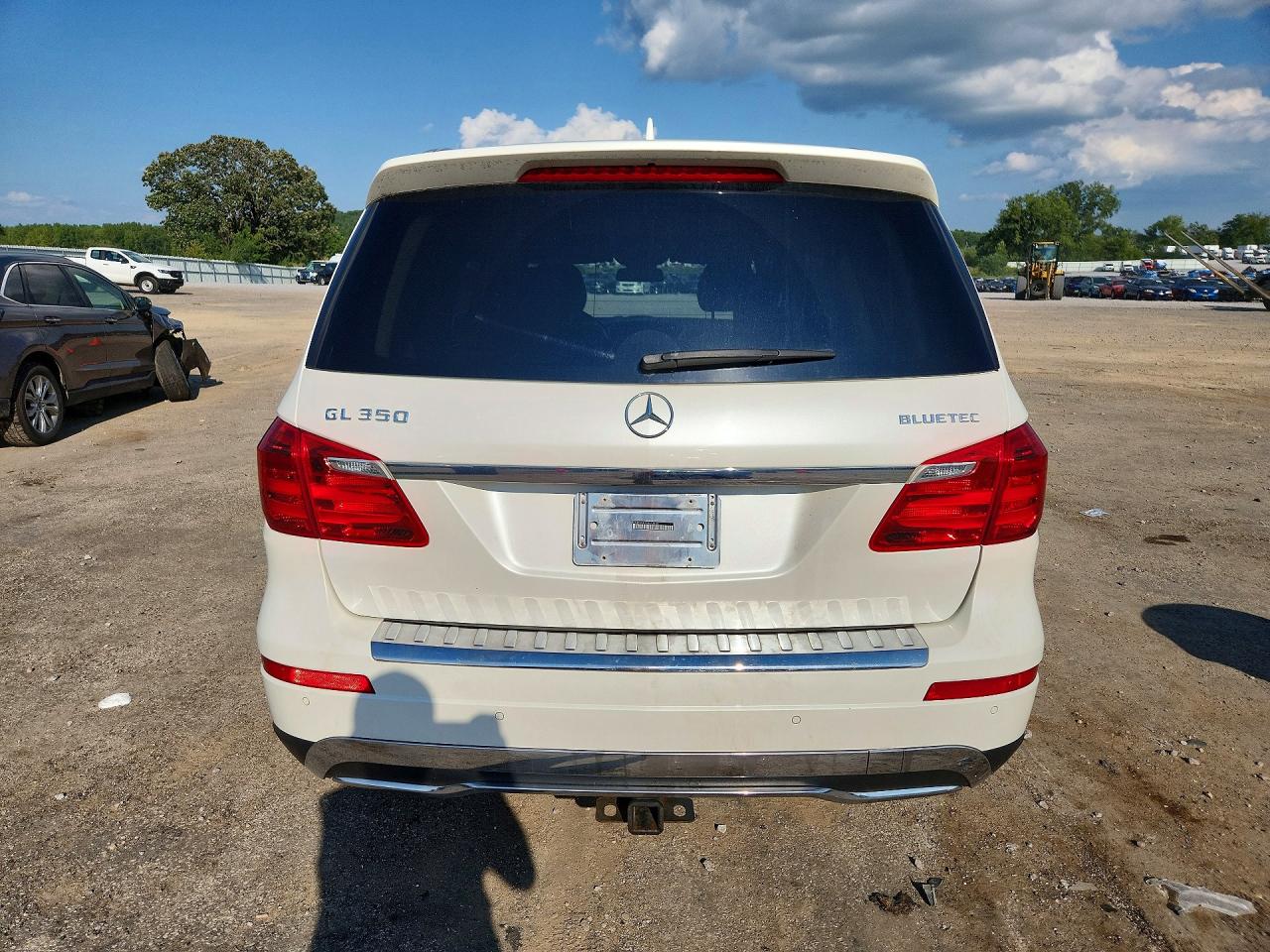 2014 Mercedes-benz Gl 350 Bluetec White vin: 4JGDF2EE2EA313144