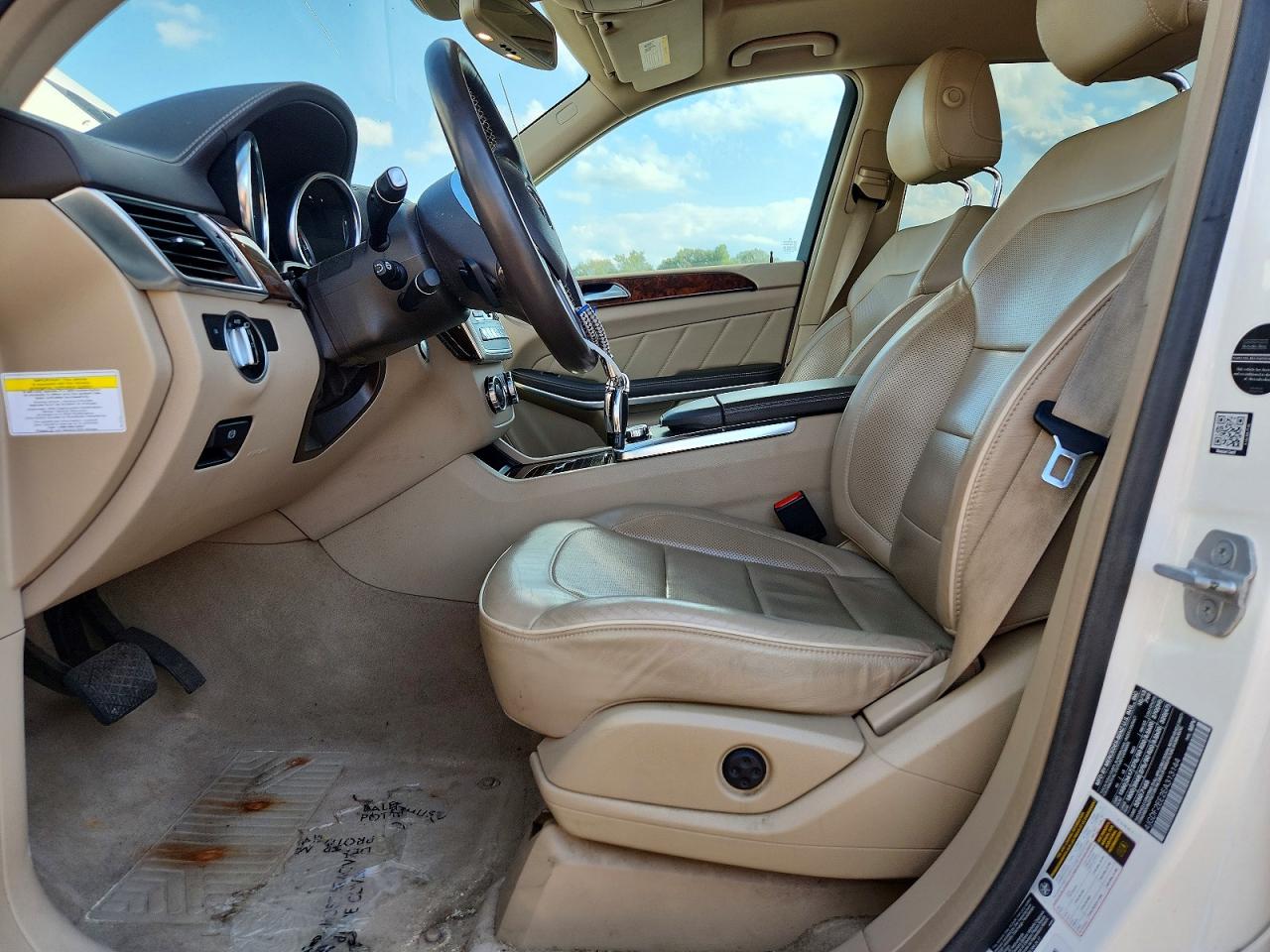 2014 Mercedes-benz Gl 350 Bluetec White vin: 4JGDF2EE2EA313144