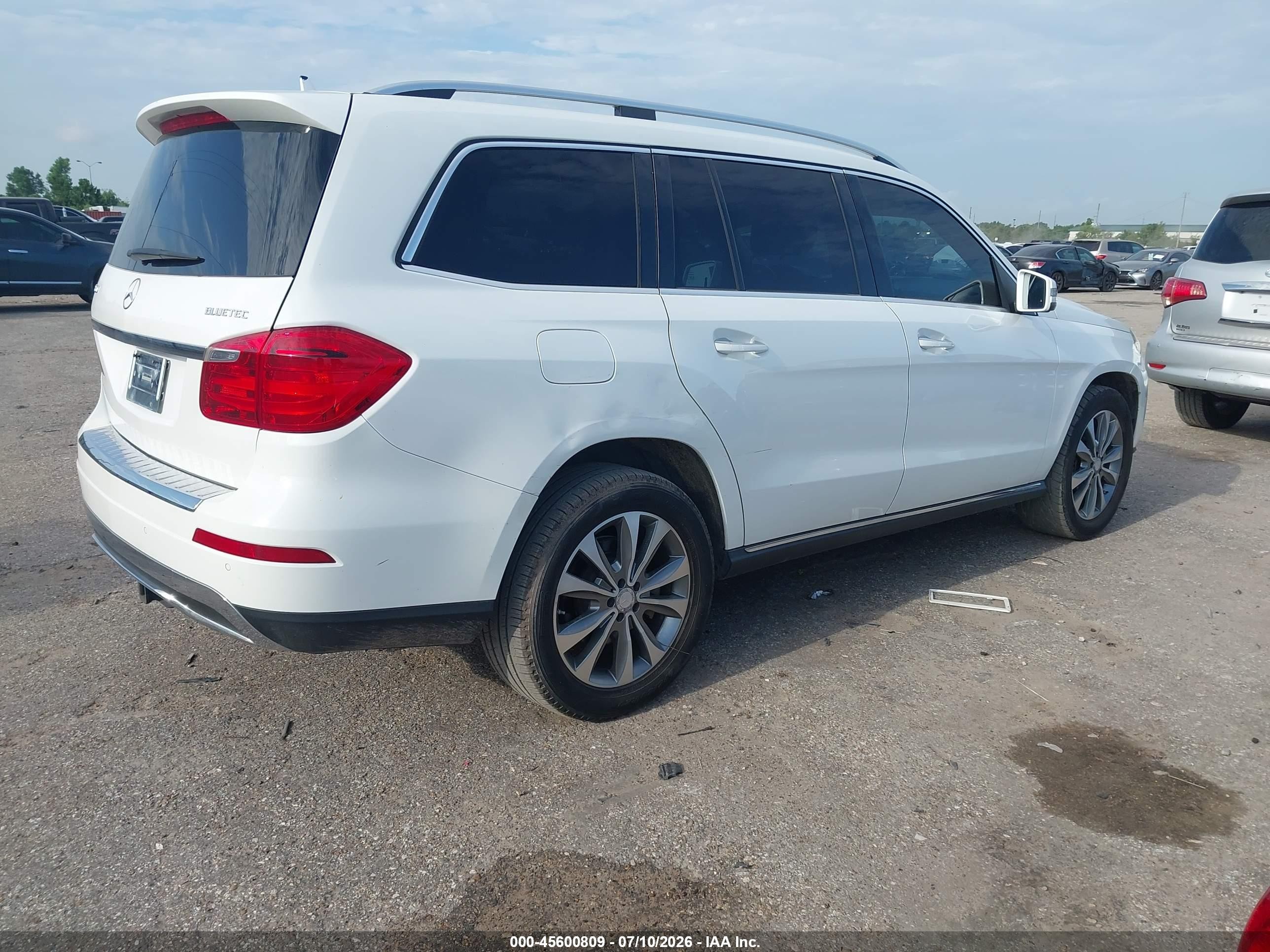 2014 Mercedes-benz Gl 350 Bluetec 4matic Белый vin: 4JGDF2EE2EA313872