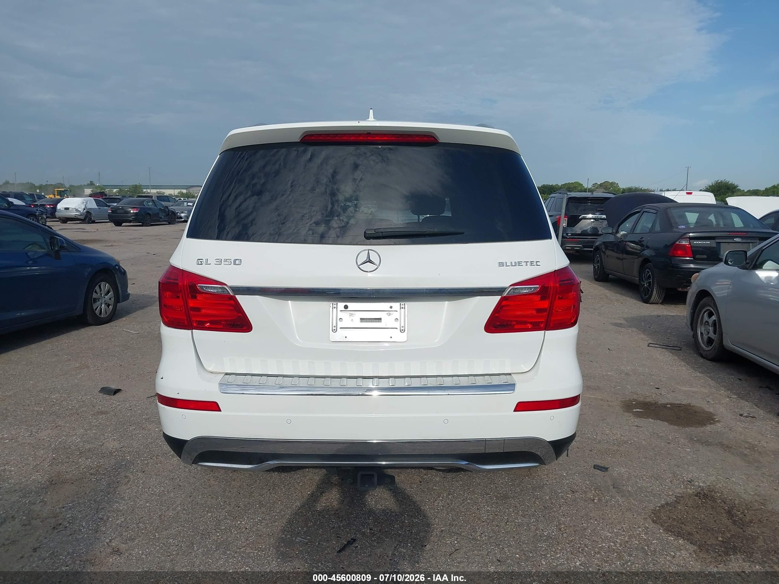 2014 Mercedes-benz Gl 350 Bluetec 4matic Белый vin: 4JGDF2EE2EA313872