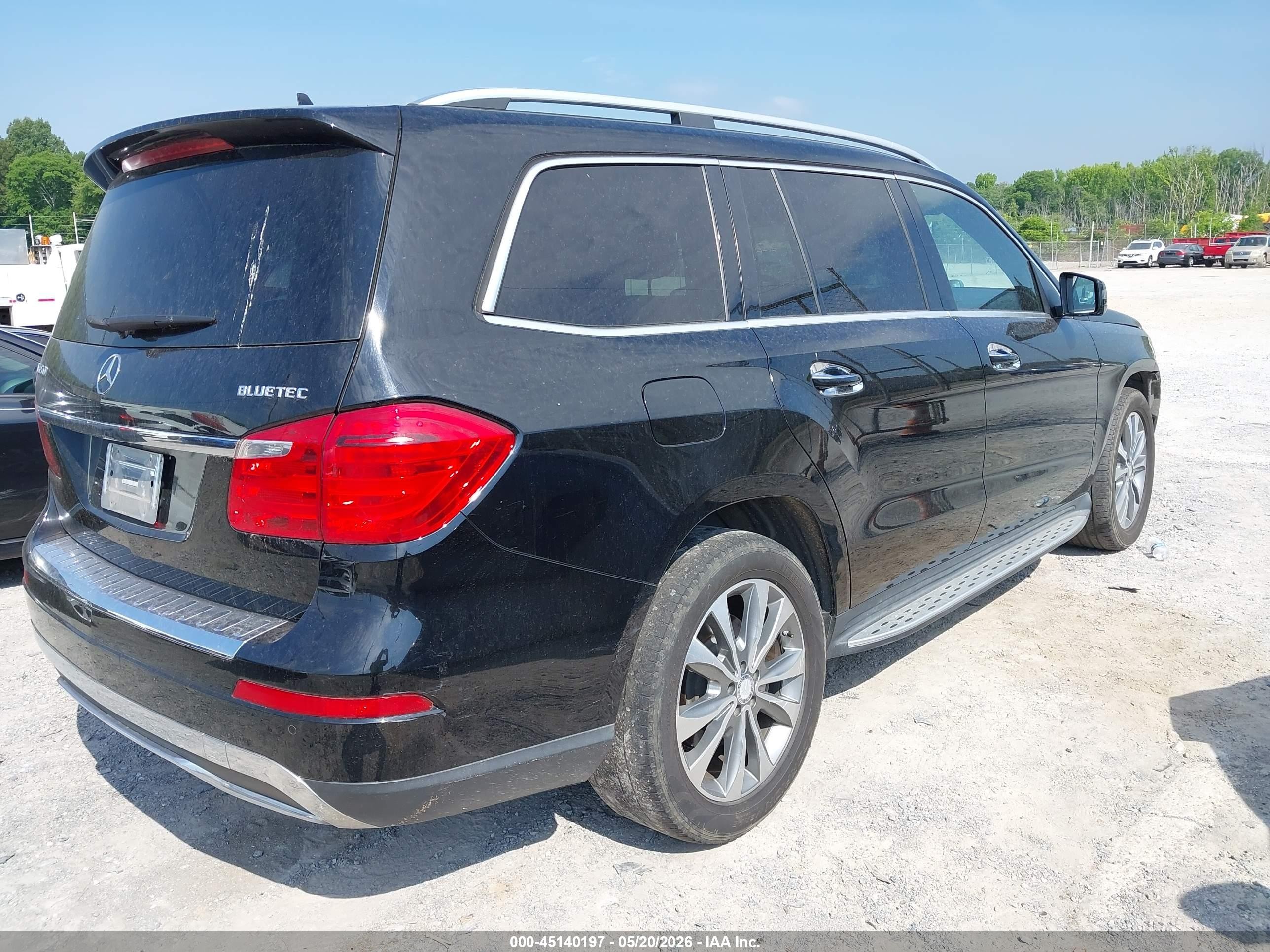 2015 Mercedes-benz Gl 350 Bluetec 4matic Черный vin: 4JGDF2EE2FA511790