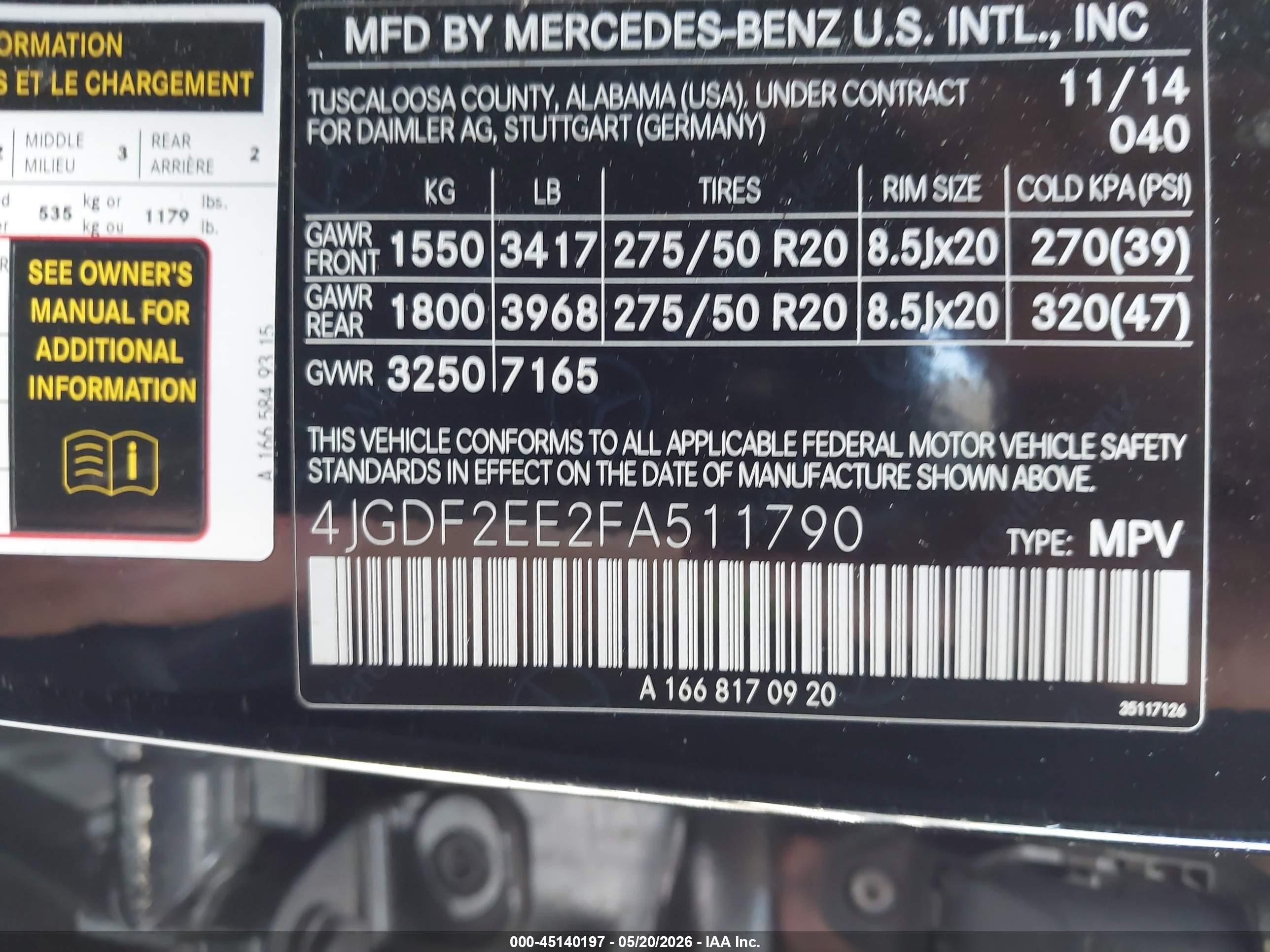 2015 Mercedes-benz Gl 350 Bluetec 4matic Черный vin: 4JGDF2EE2FA511790