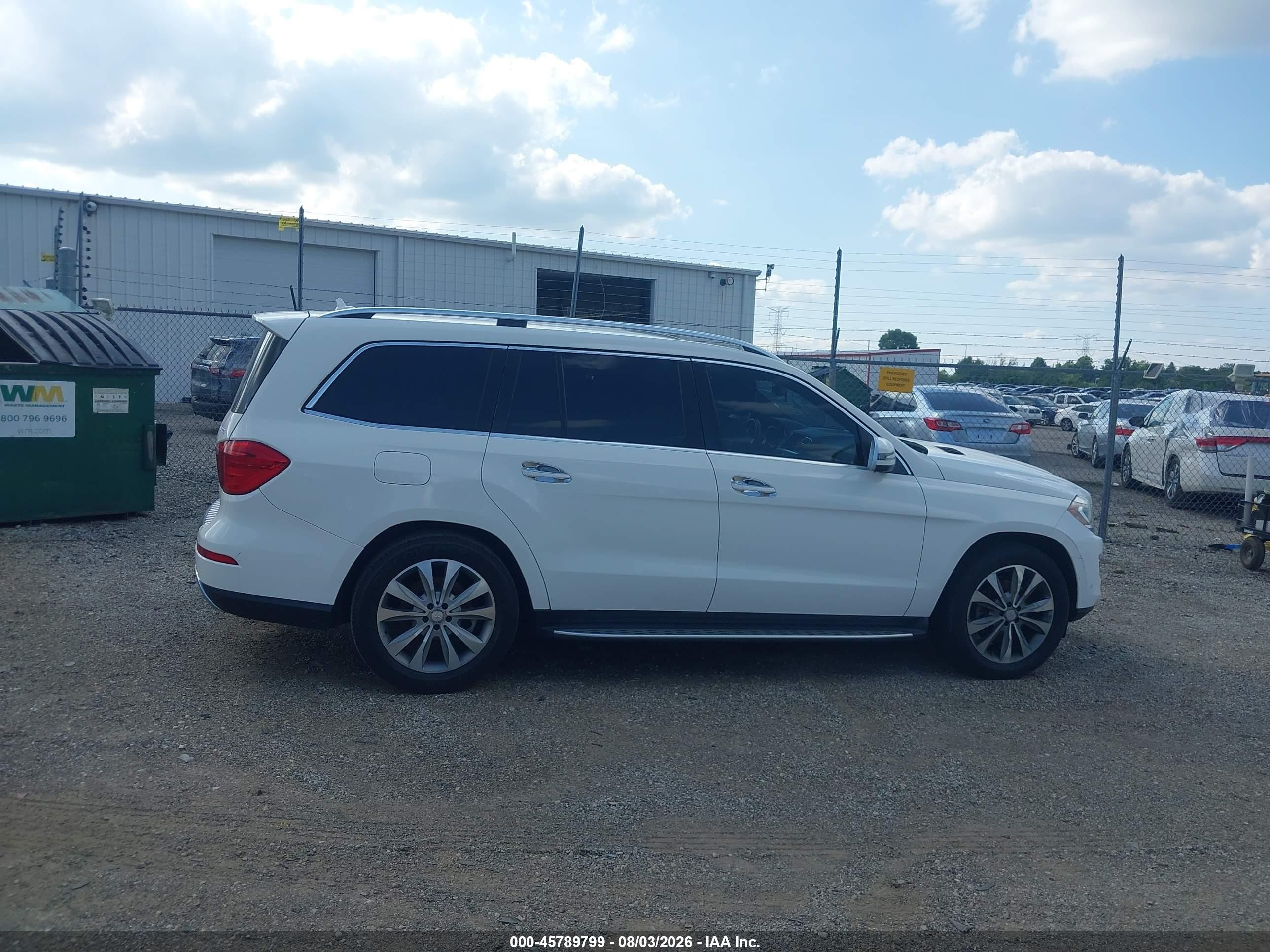 2015 Mercedes-benz Gl 350 Bluetec 4matic White vin: 4JGDF2EE2FA527827