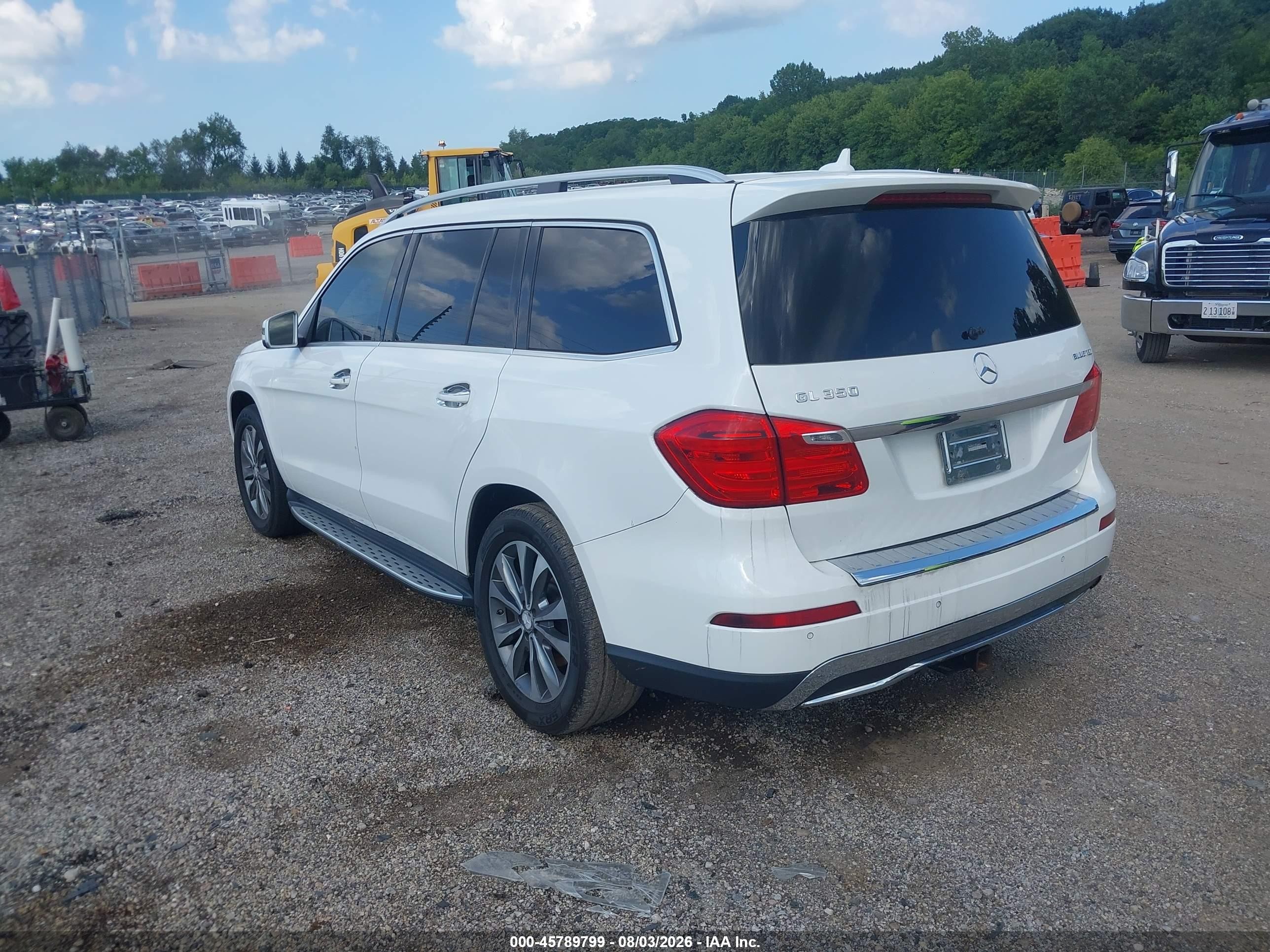 2015 Mercedes-benz Gl 350 Bluetec 4matic White vin: 4JGDF2EE2FA527827