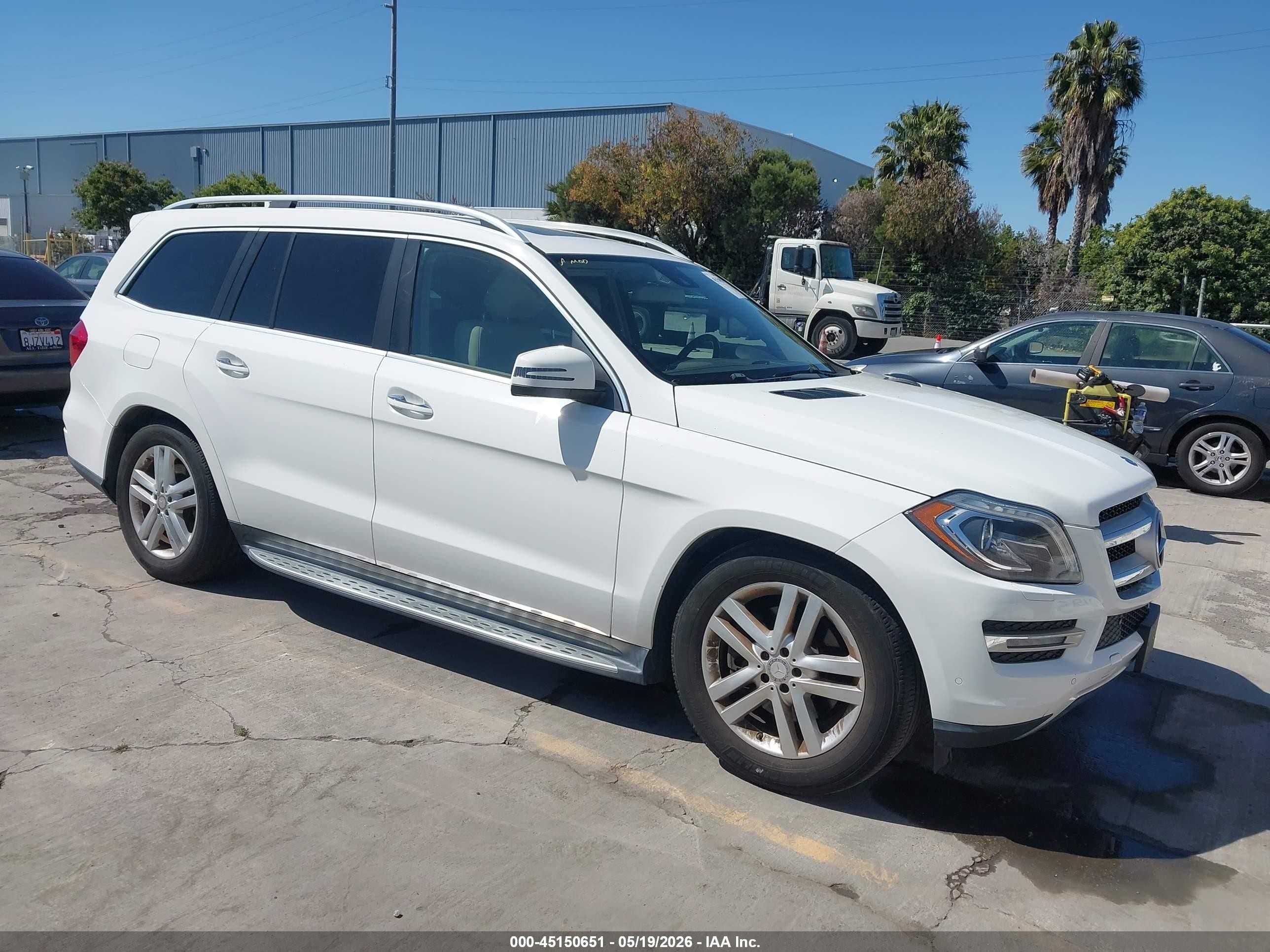 2015 Mercedes-benz Gl 350 Bluetec 4matic Белый vin: 4JGDF2EE2FA550962