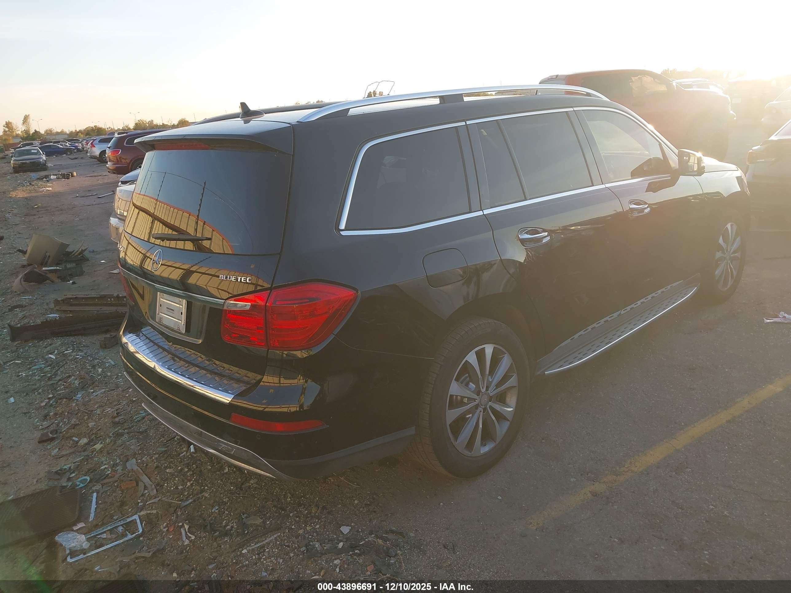2015 Mercedes-benz Gl 350 Bluetec 4matic Black vin: 4JGDF2EE2FA566773