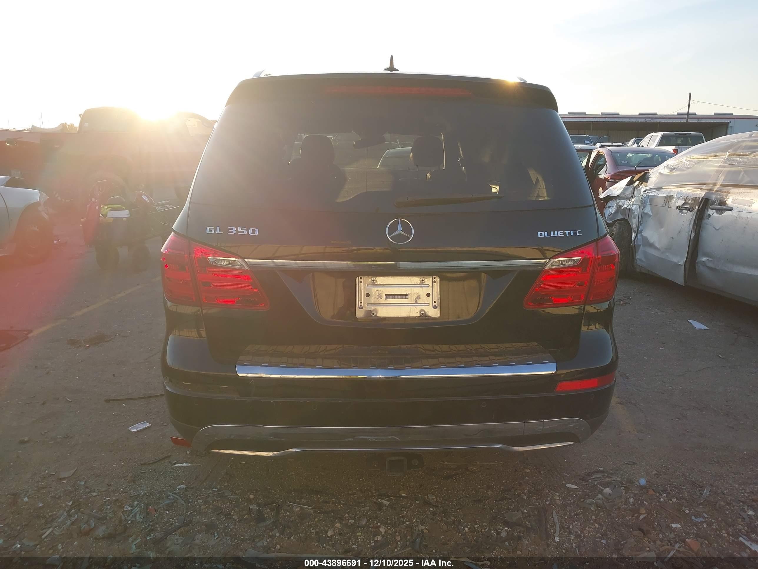 2015 Mercedes-benz Gl 350 Bluetec 4matic Black vin: 4JGDF2EE2FA566773