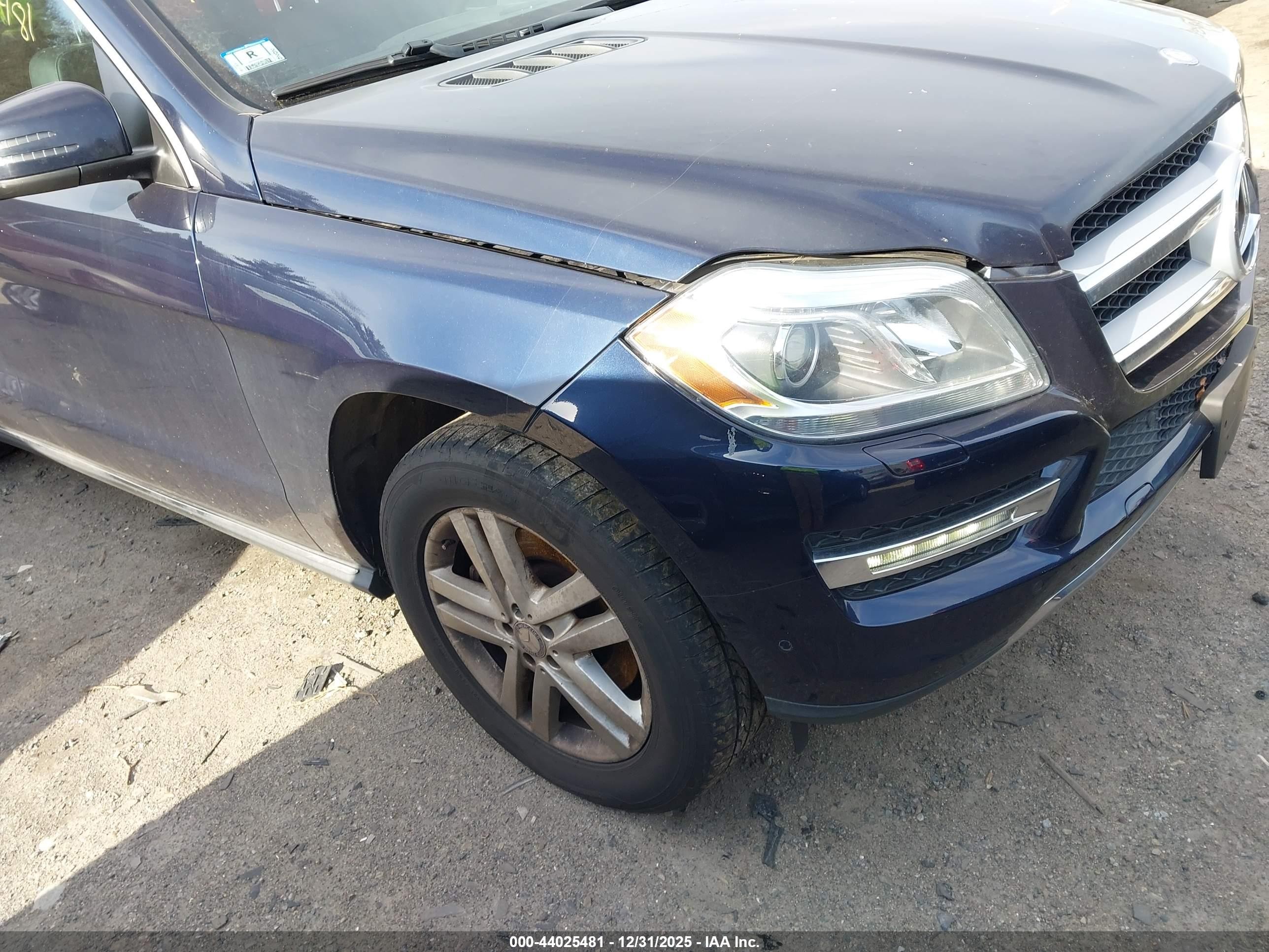 2015 Mercedes-benz Gl 350 Bluetec 4matic Синий vin: 4JGDF2EE2FA608956