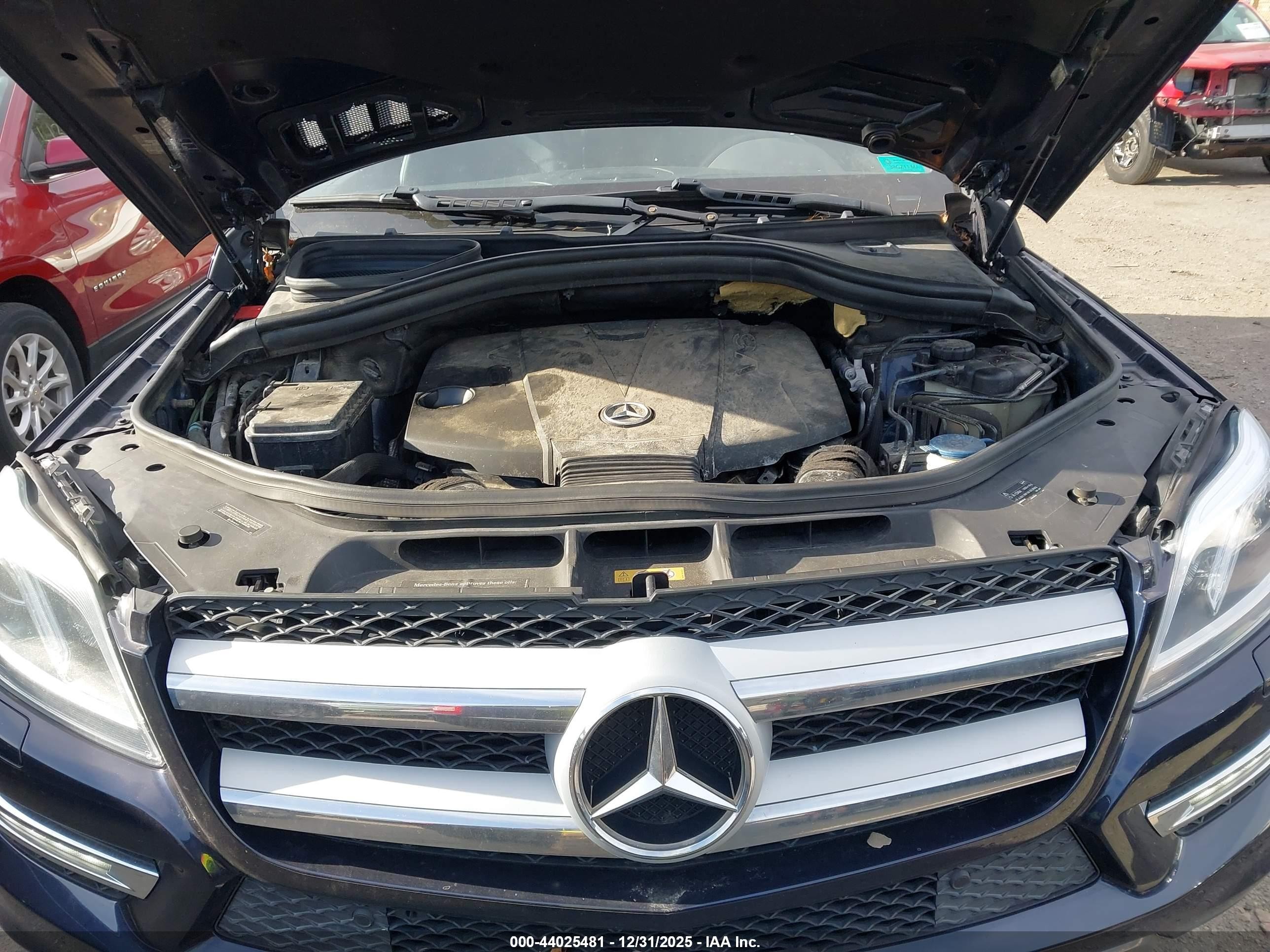 2015 Mercedes-benz Gl 350 Bluetec 4matic Синий vin: 4JGDF2EE2FA608956