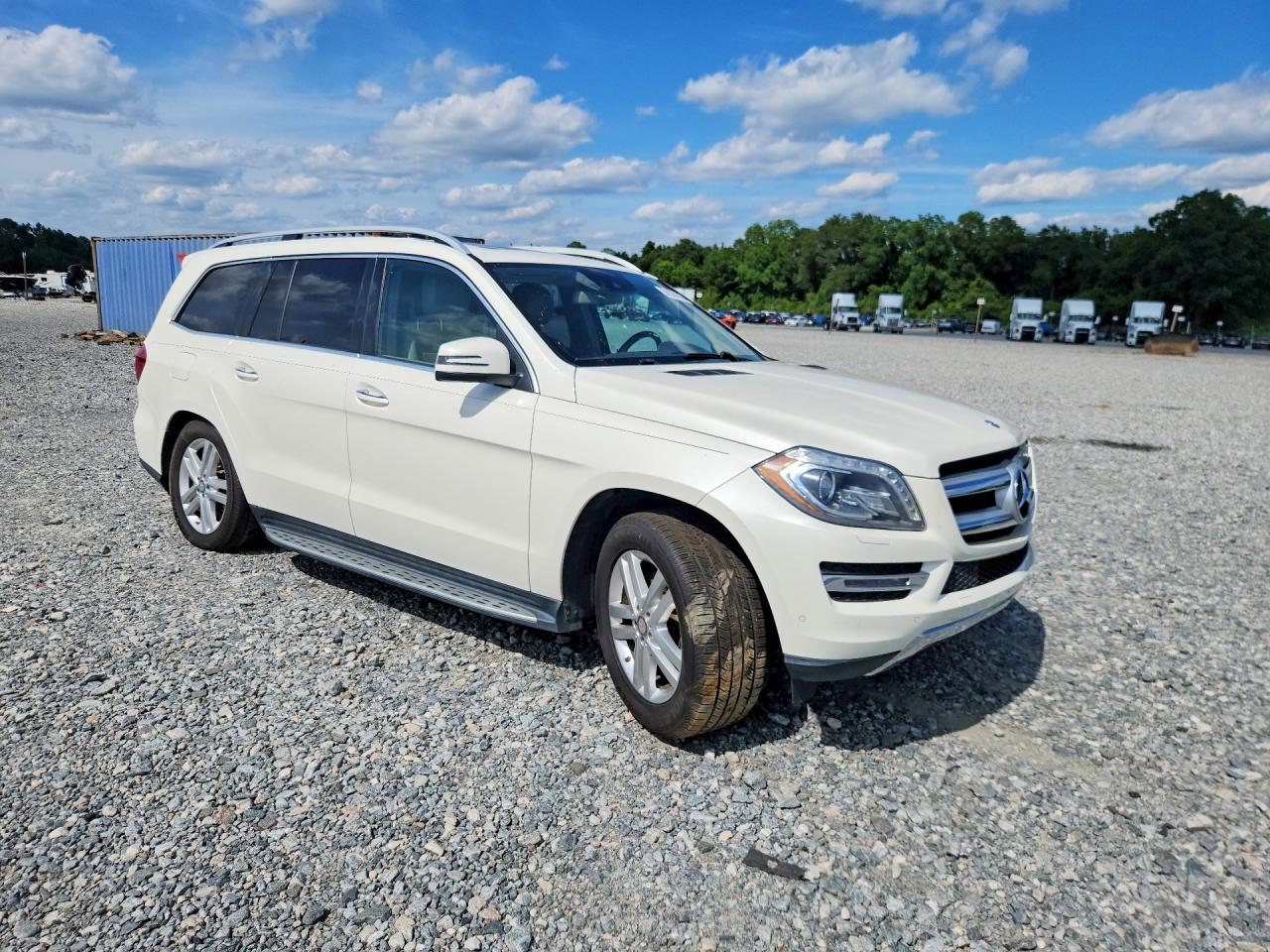 2013 Mercedes-benz Gl 350 Bluetec White vin: 4JGDF2EE3DA142192