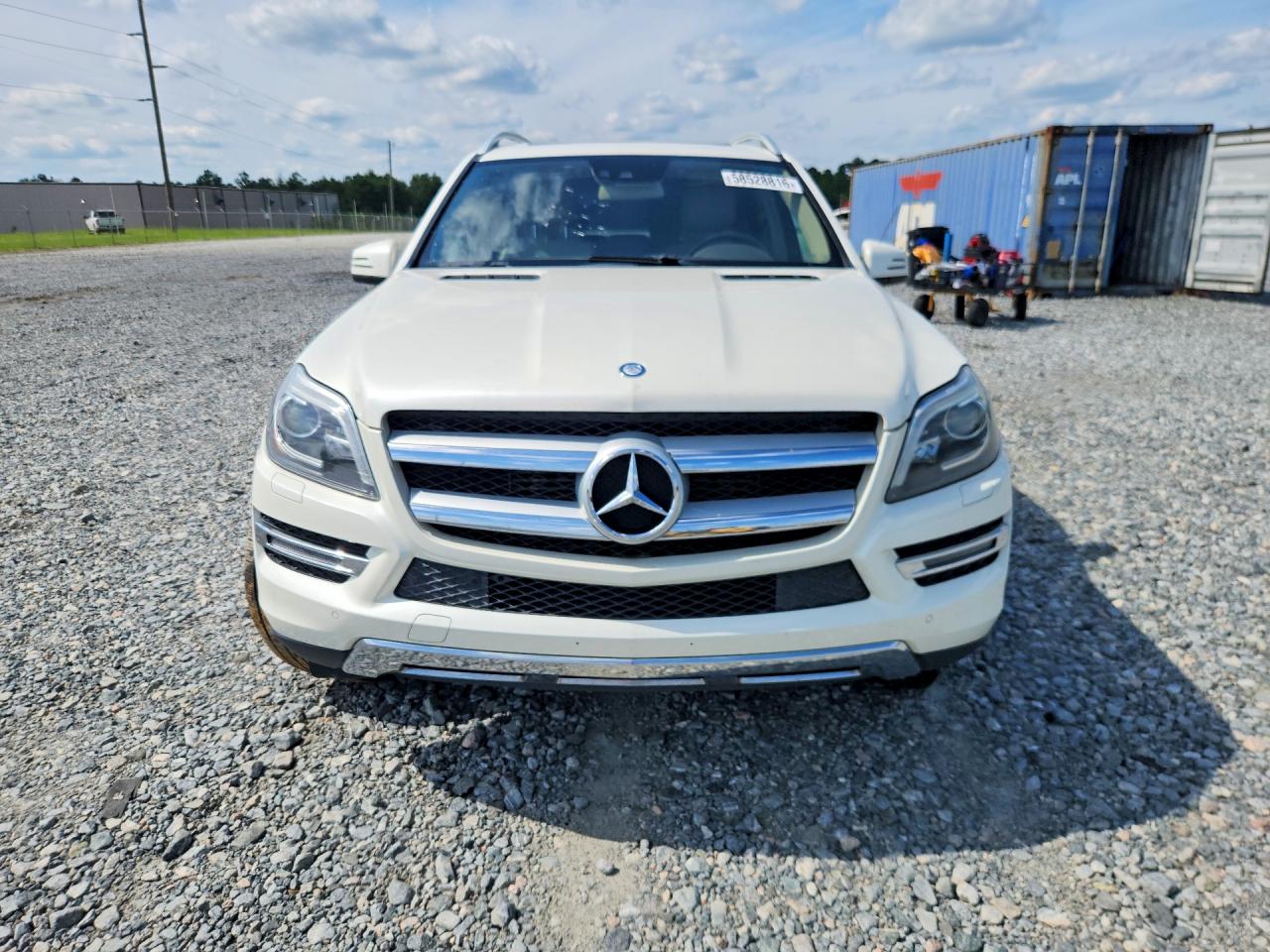 2013 Mercedes-benz Gl 350 Bluetec White vin: 4JGDF2EE3DA142192