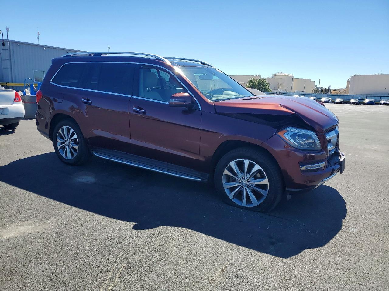 2013 Mercedes-benz Gl 350 Bluetec Burgundy vin: 4JGDF2EE3DA204755