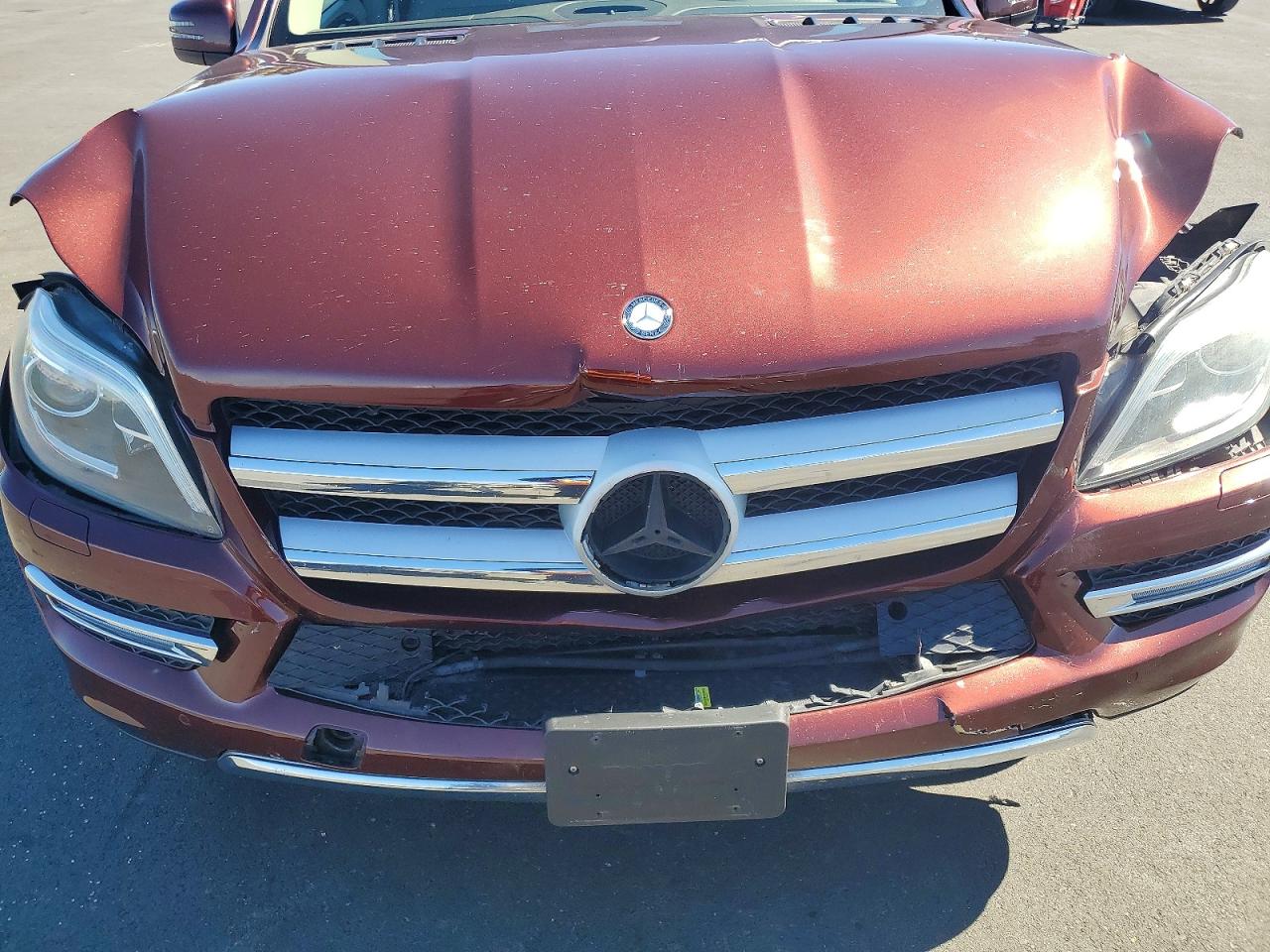 2013 Mercedes-benz Gl 350 Bluetec Burgundy vin: 4JGDF2EE3DA204755