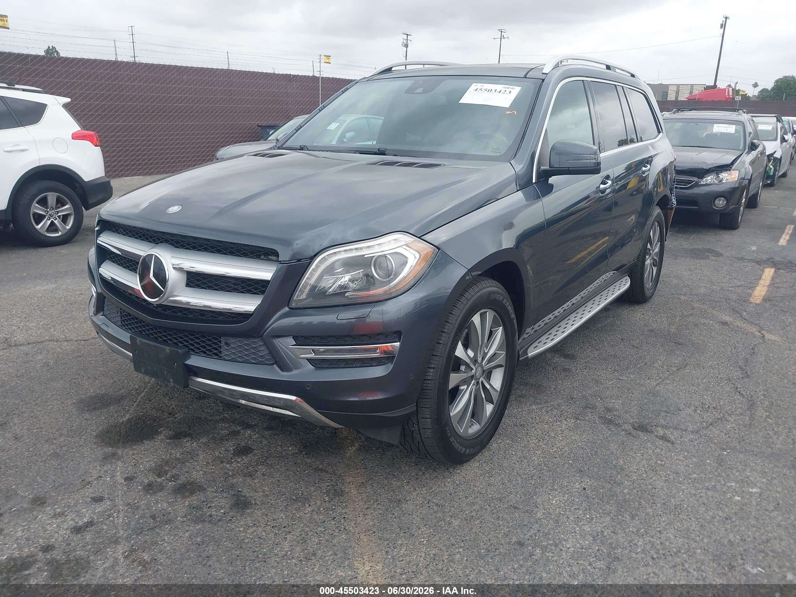 2014 Mercedes-benz Gl 350 Bluetec 4matic Gray vin: 4JGDF2EE3EA300788