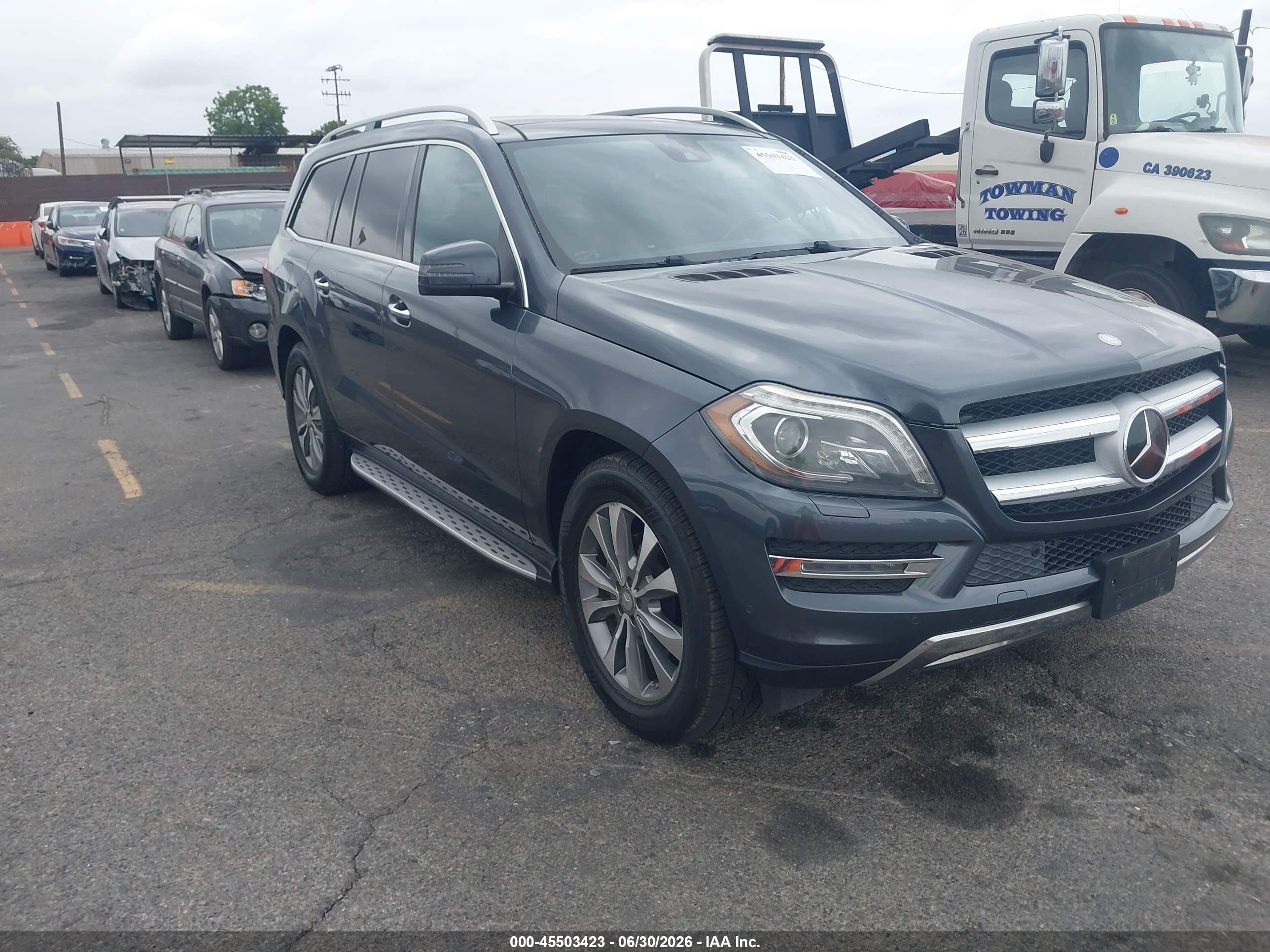 2014 Mercedes-benz Gl 350 Bluetec 4matic Gray vin: 4JGDF2EE3EA300788
