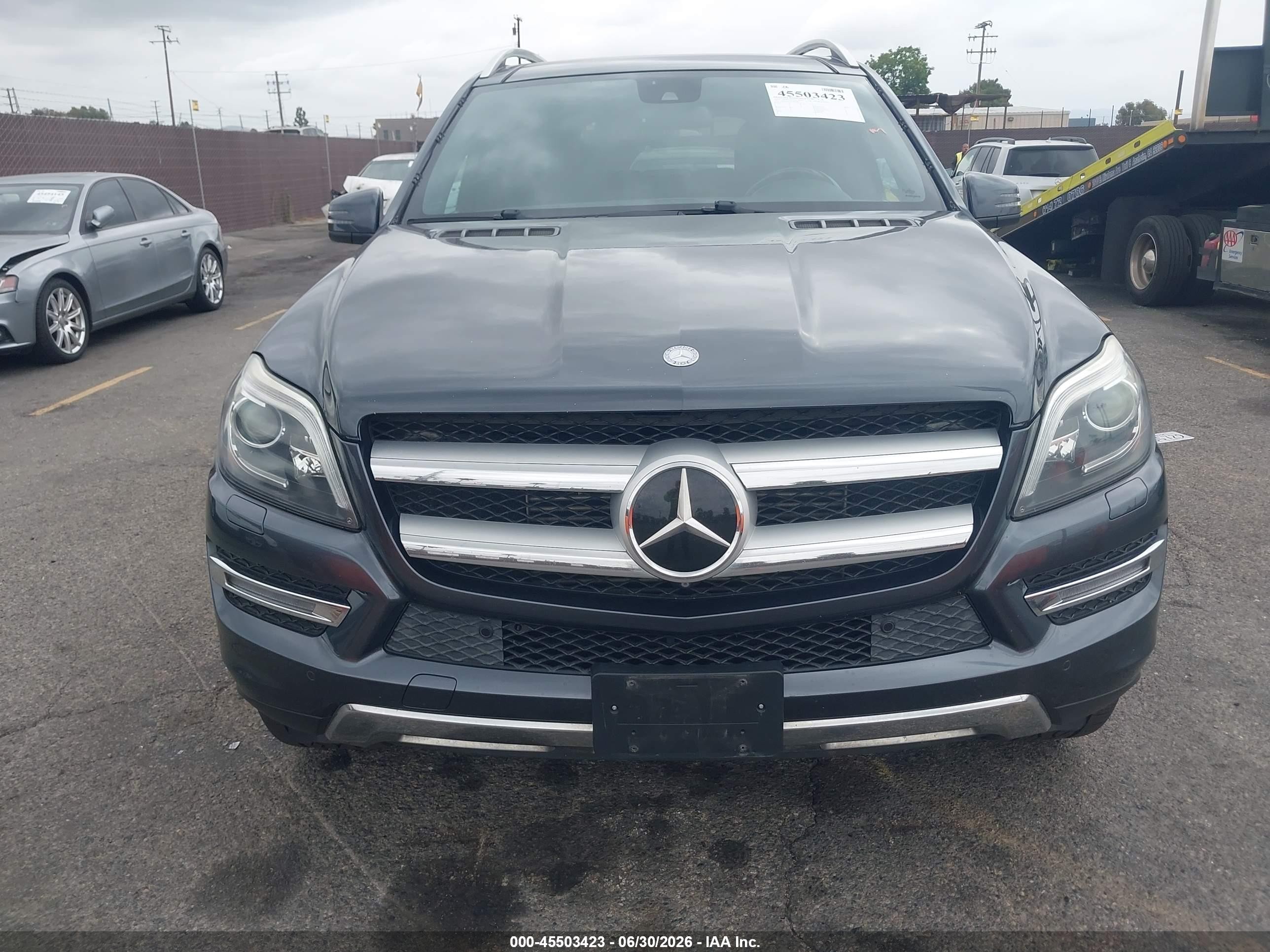 2014 Mercedes-benz Gl 350 Bluetec 4matic Gray vin: 4JGDF2EE3EA300788