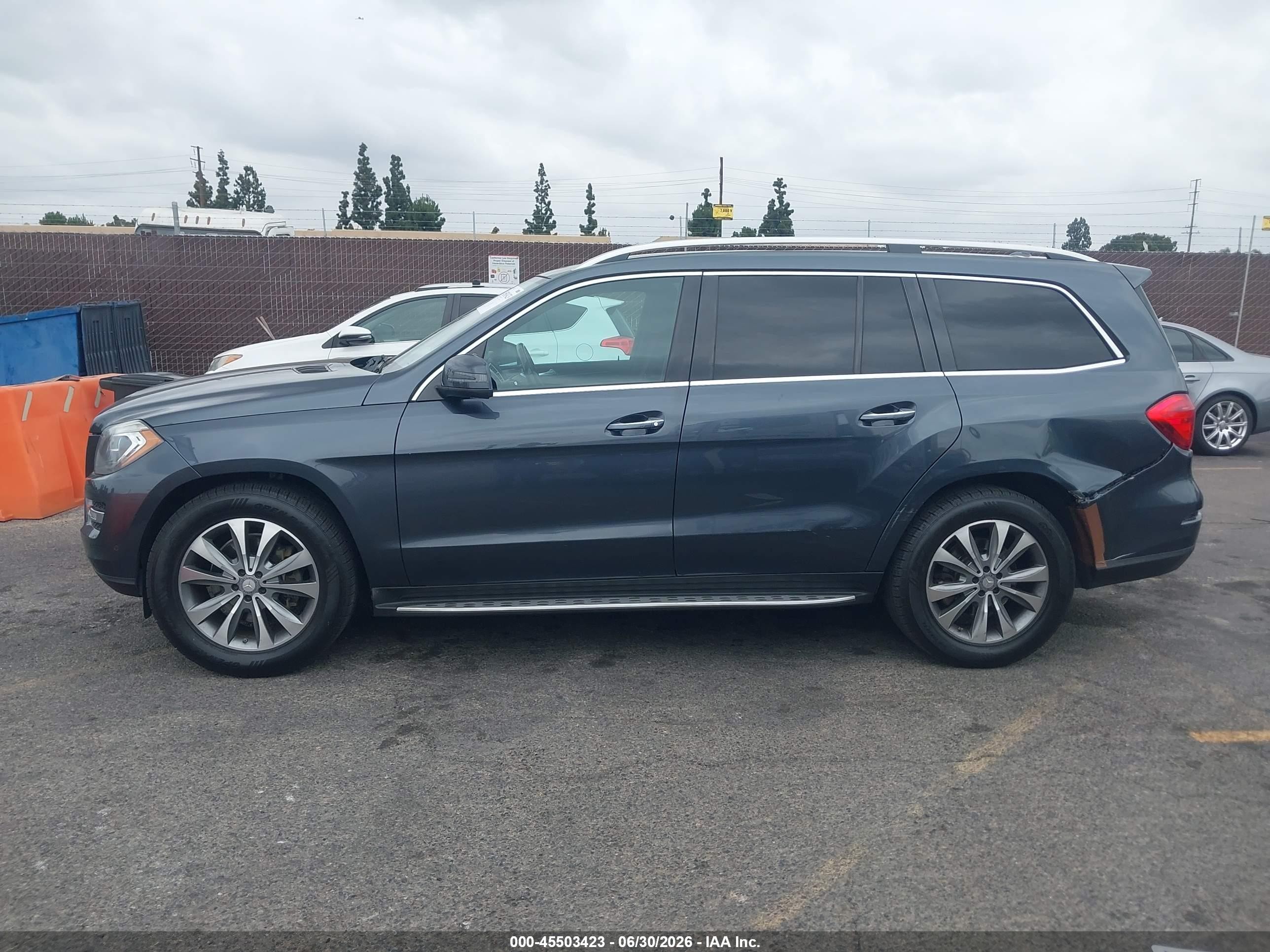 2014 Mercedes-benz Gl 350 Bluetec 4matic Gray vin: 4JGDF2EE3EA300788