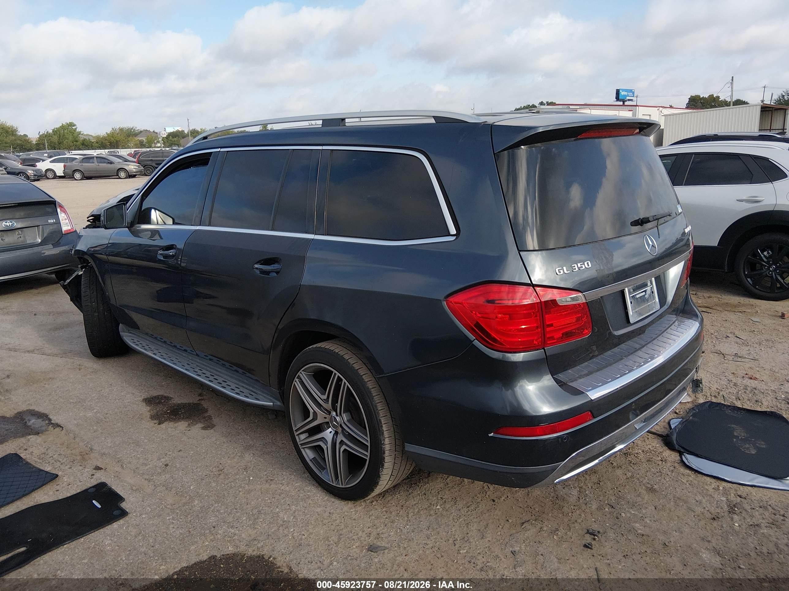 2014 Mercedes-benz Gl 350 Bluetec 4matic Gray vin: 4JGDF2EE3EA347576