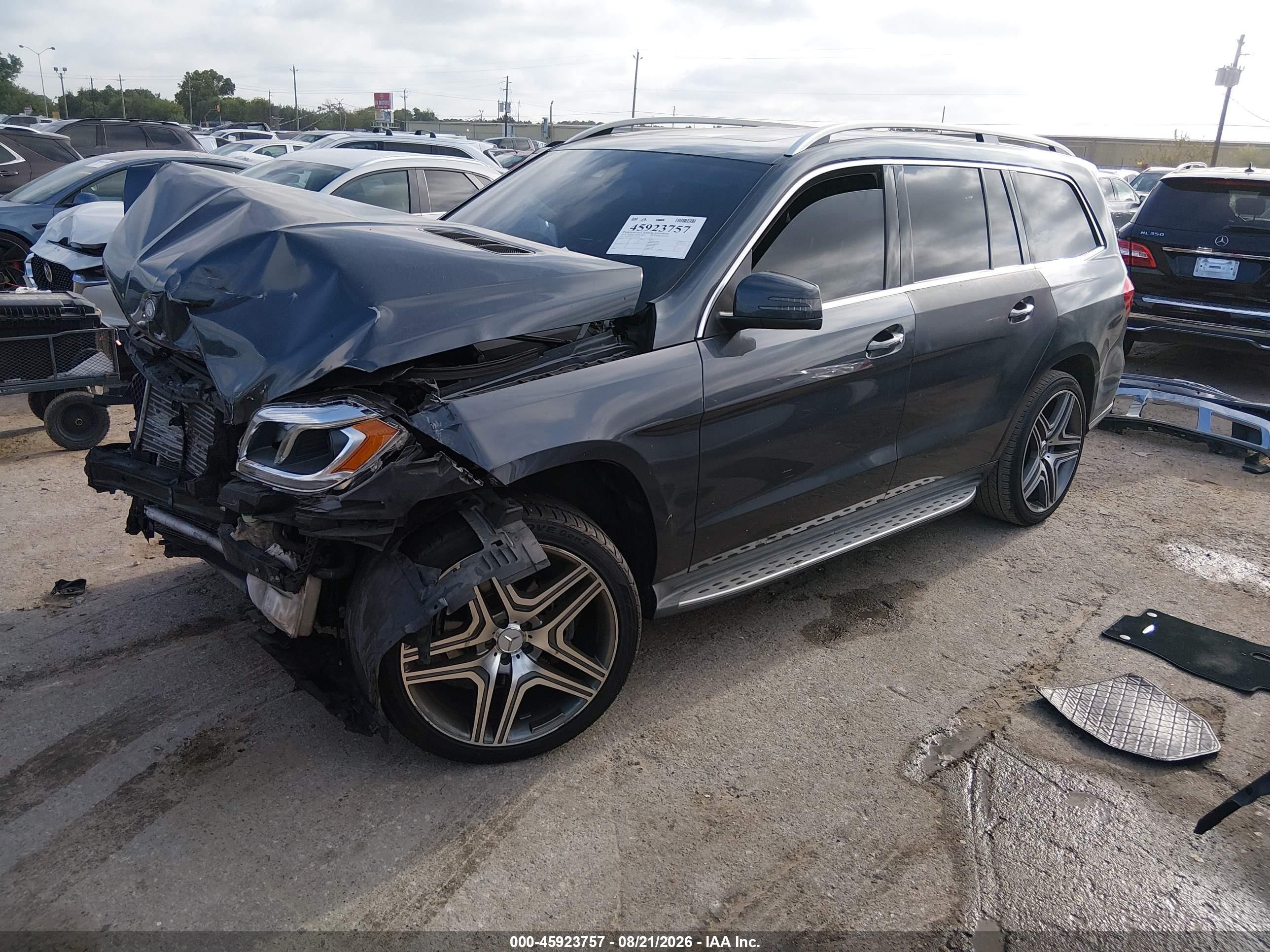 2014 Mercedes-benz Gl 350 Bluetec 4matic Gray vin: 4JGDF2EE3EA347576
