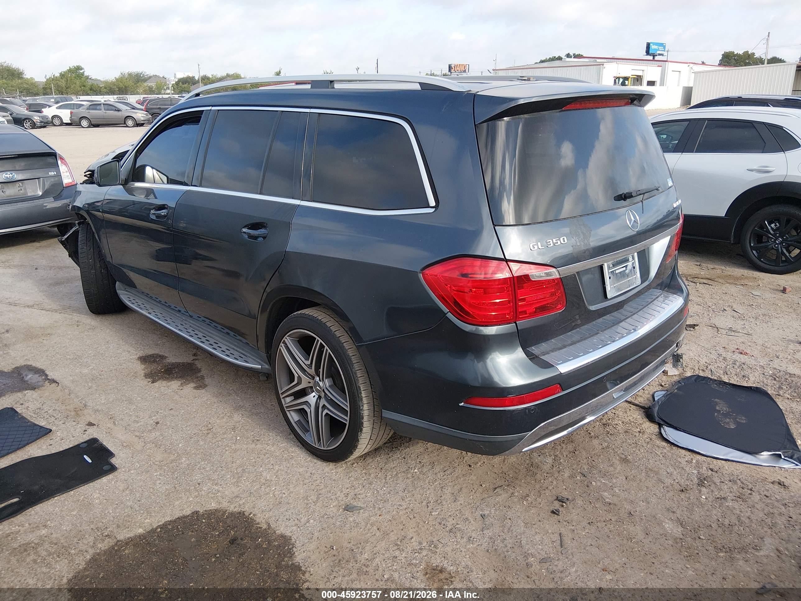 2014 Mercedes-benz Gl 350 Bluetec 4matic Gray vin: 4JGDF2EE3EA347576