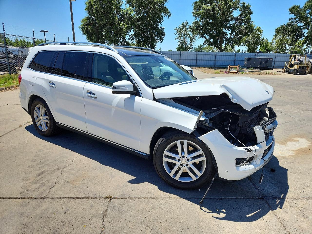 2015 Mercedes-benz Gl 350 Bluetec White vin: 4JGDF2EE3FA488424