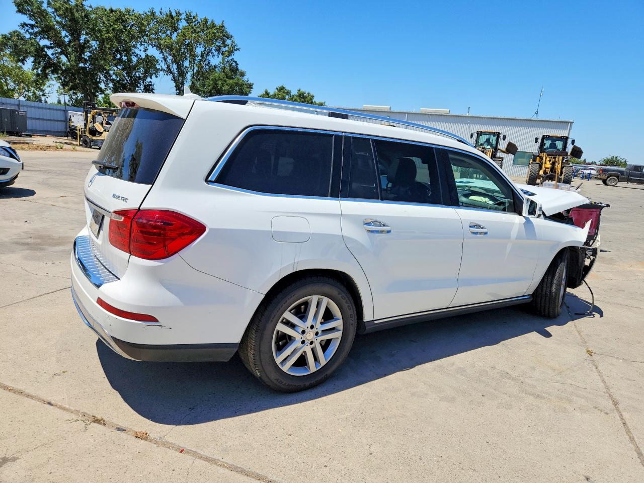 2015 Mercedes-benz Gl 350 Bluetec White vin: 4JGDF2EE3FA488424