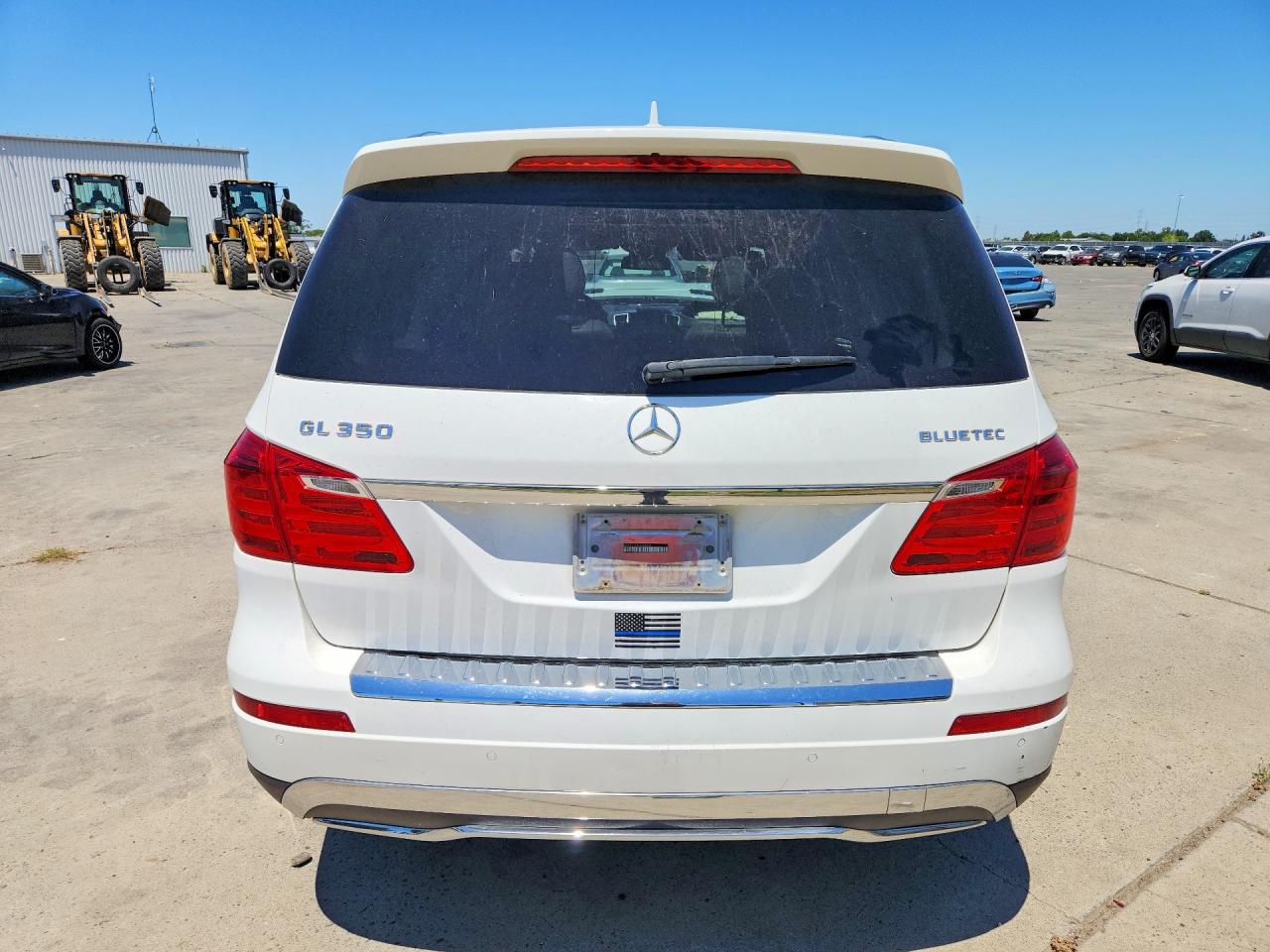 2015 Mercedes-benz Gl 350 Bluetec White vin: 4JGDF2EE3FA488424