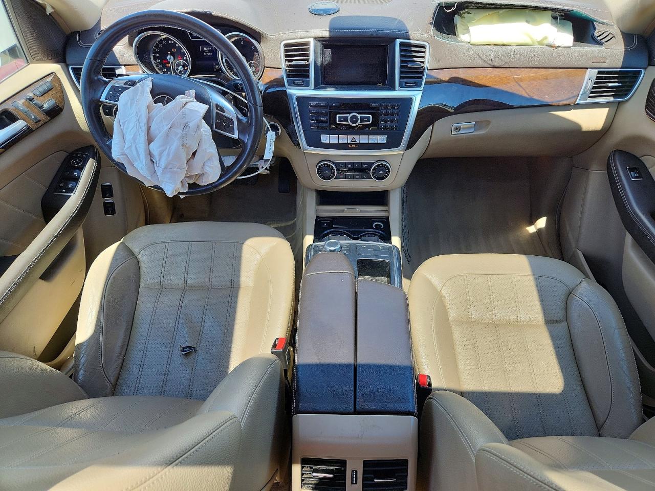 2015 Mercedes-benz Gl 350 Bluetec White vin: 4JGDF2EE3FA488424