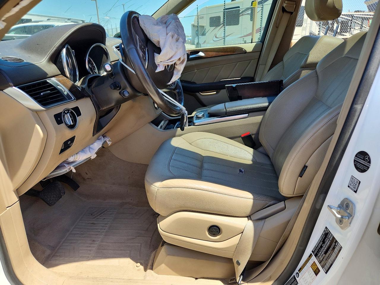 2015 Mercedes-benz Gl 350 Bluetec White vin: 4JGDF2EE3FA488424