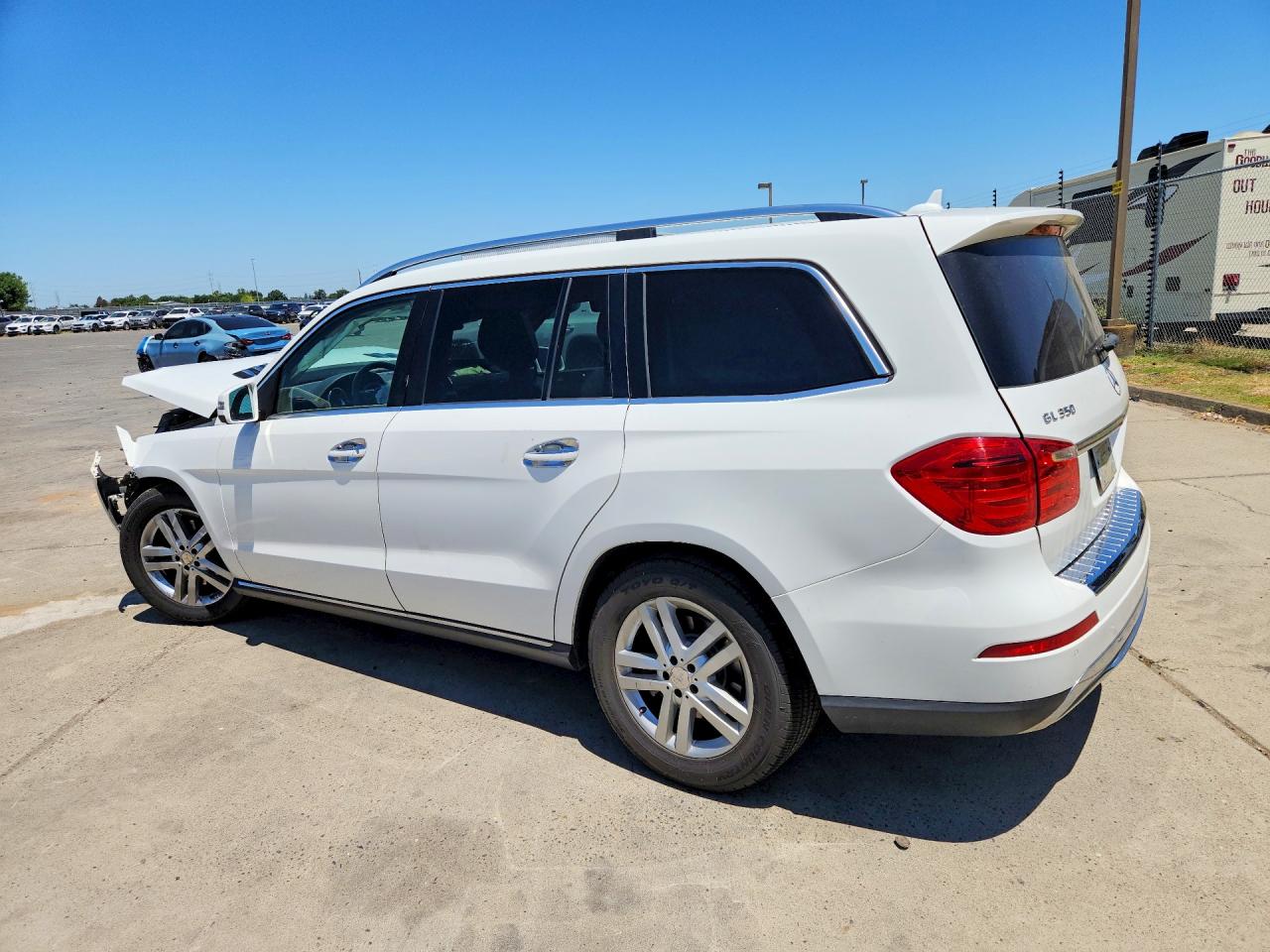 2015 Mercedes-benz Gl 350 Bluetec White vin: 4JGDF2EE3FA488424